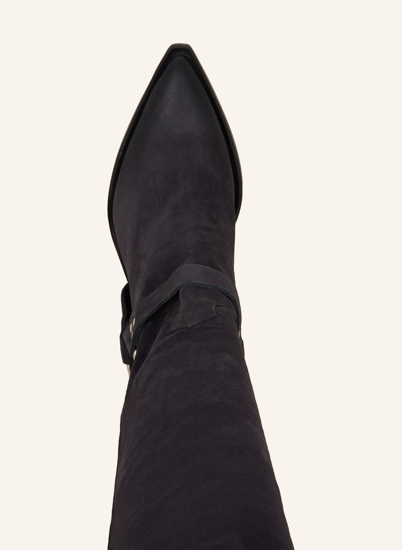 SONORA Overknee-Stiefel ACAPULCO BELT 90 mit Nieten, Farbe: DUNKELGRAU (Bild 5)