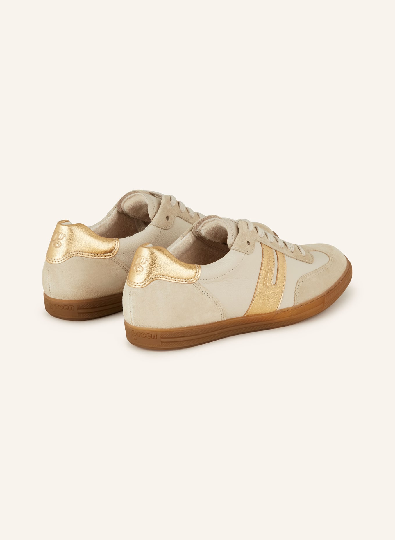 paul green Sneakers, Color: BEIGE/ GOLD (Image 2)