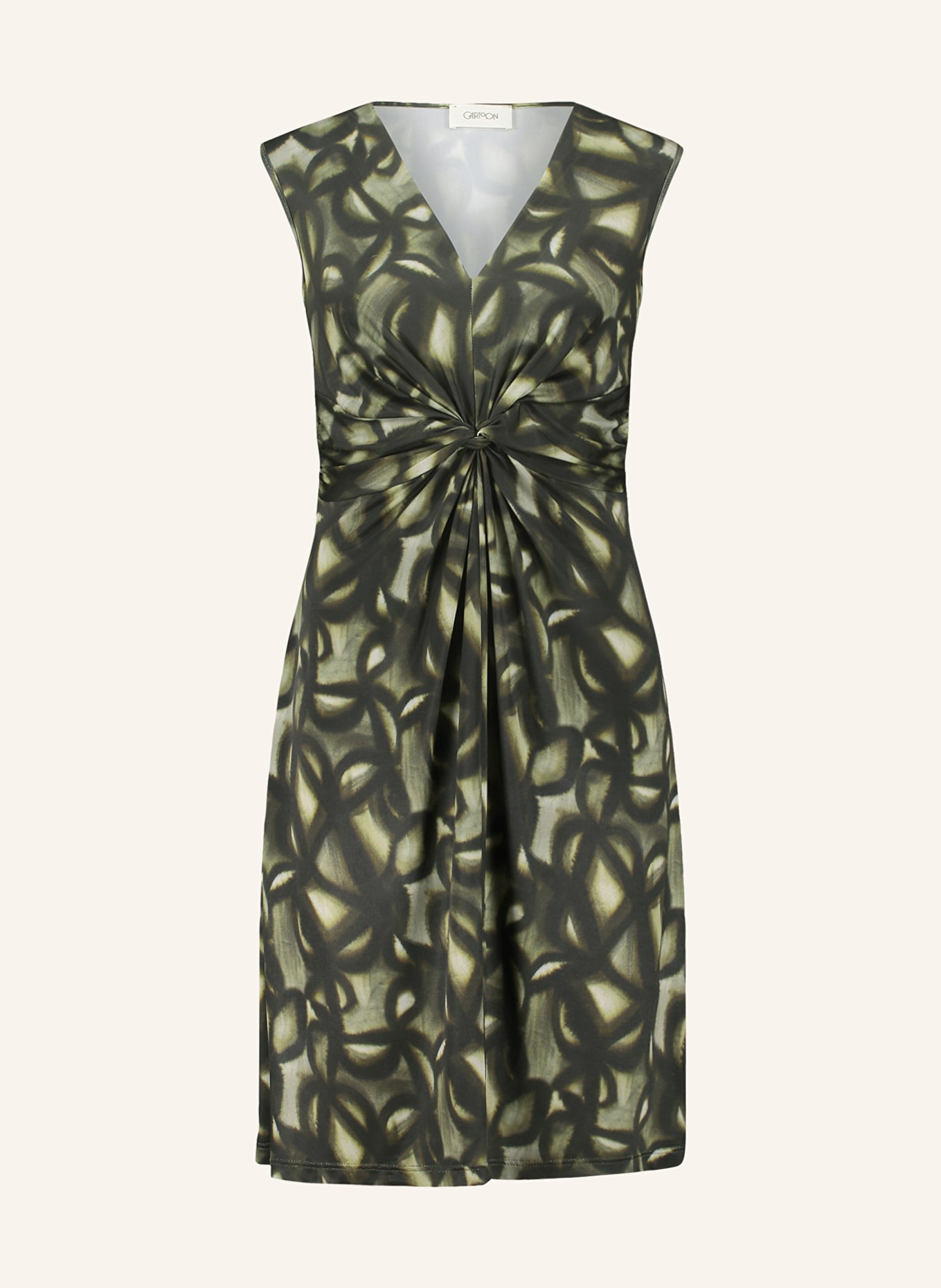 CARTOON Jersey dress, Color: OLIVE/ KHAKI/ BLACK (Image 1)