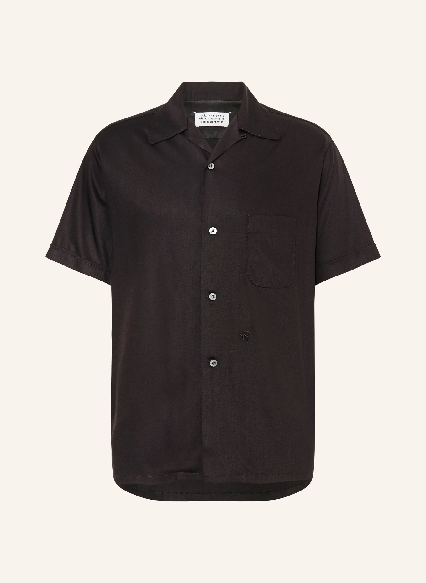 Maison Margiela Resort shirt comfort fit, Color: BLACK (Image 1)