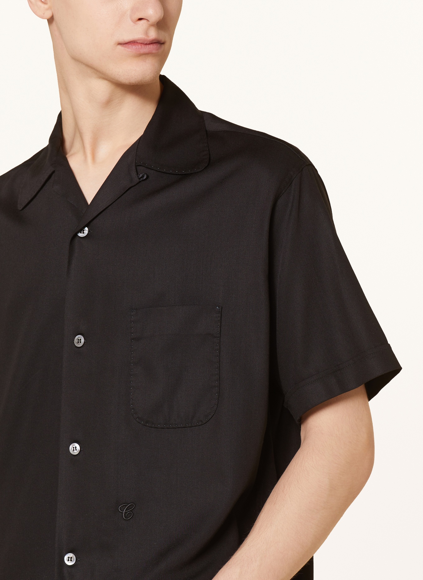 Maison Margiela Resort shirt comfort fit, Color: BLACK (Image 4)
