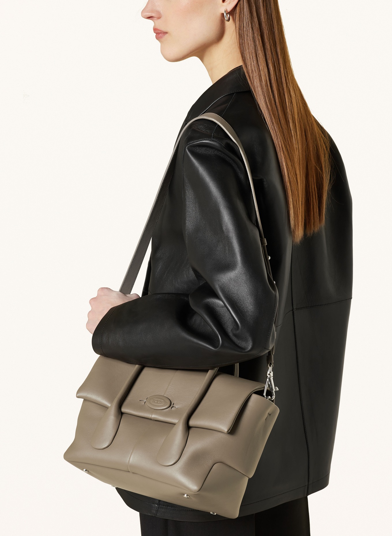 TOD'S Handbag DI BAG REVERSE SMALL, Color: GRAY (Image 4)