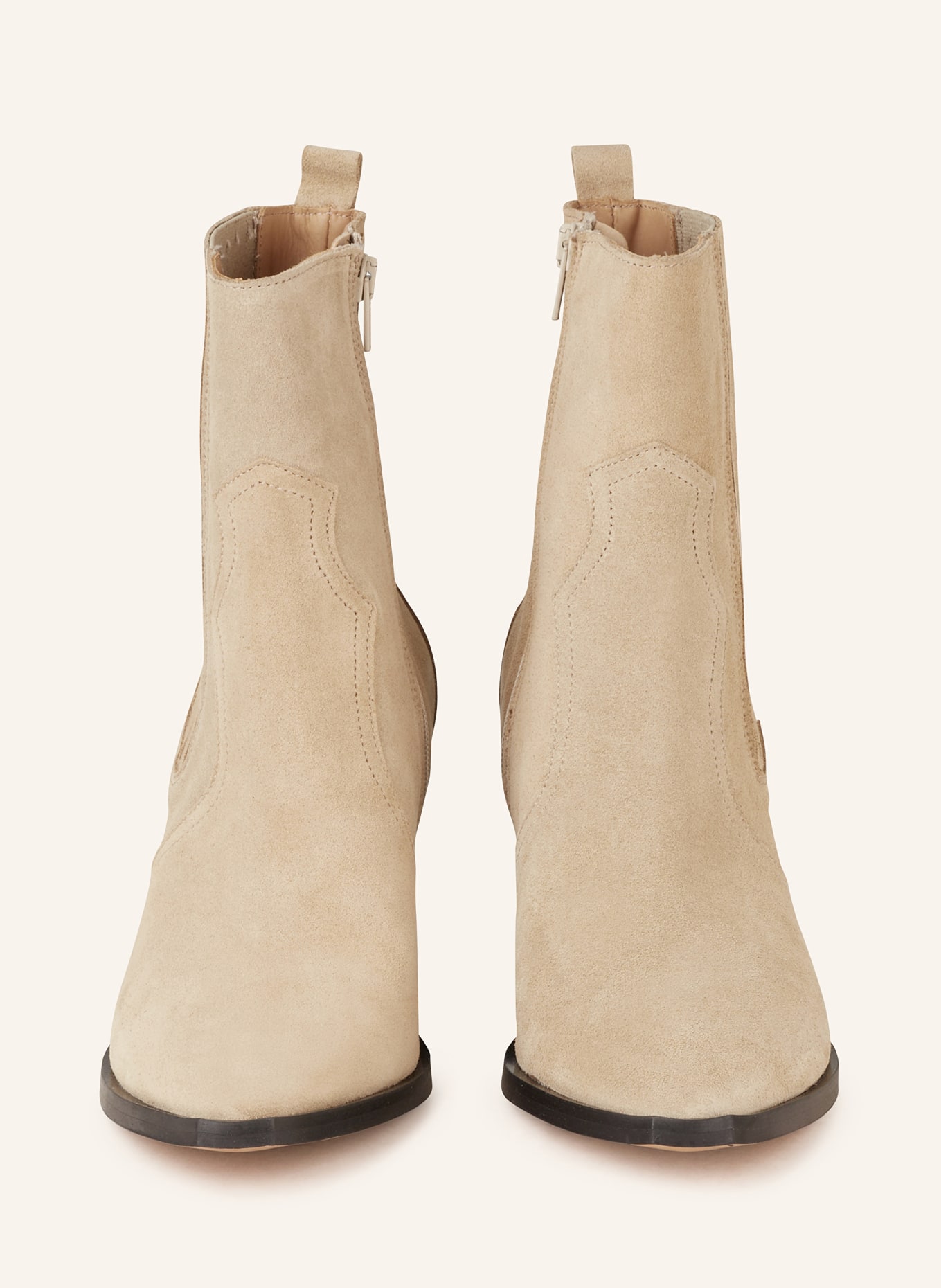 MRS & HUGS Ankle boots, Color: LIGHT BROWN (Image 3)