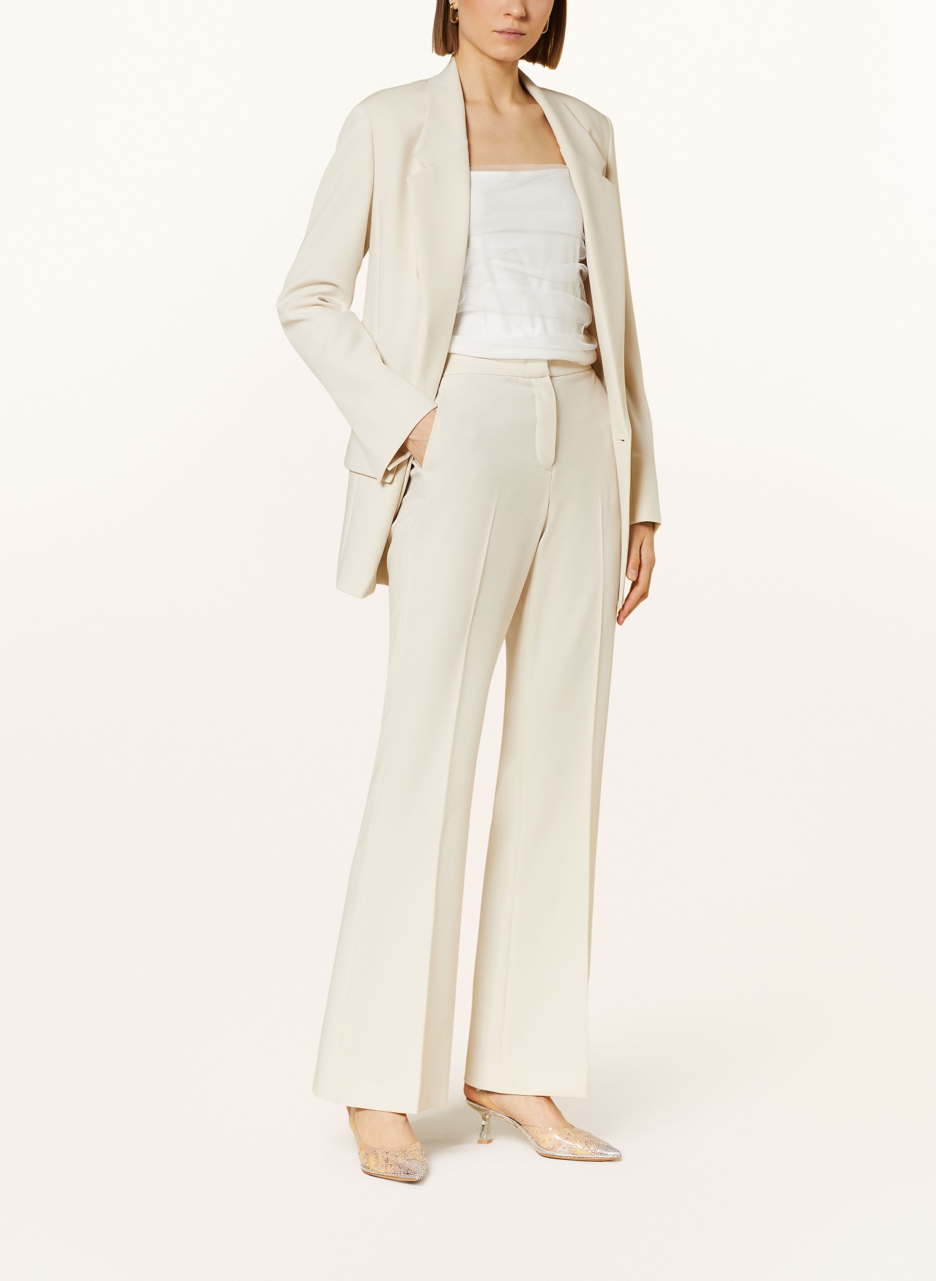 RIANI Bootcut trousers, Color: CREAM (Image 2)