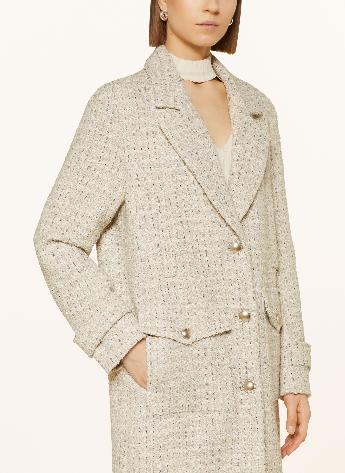 Ameri LADY LIKE PRINT TWEEDS JACKET ミックス｜LADY LIKE PRINT
