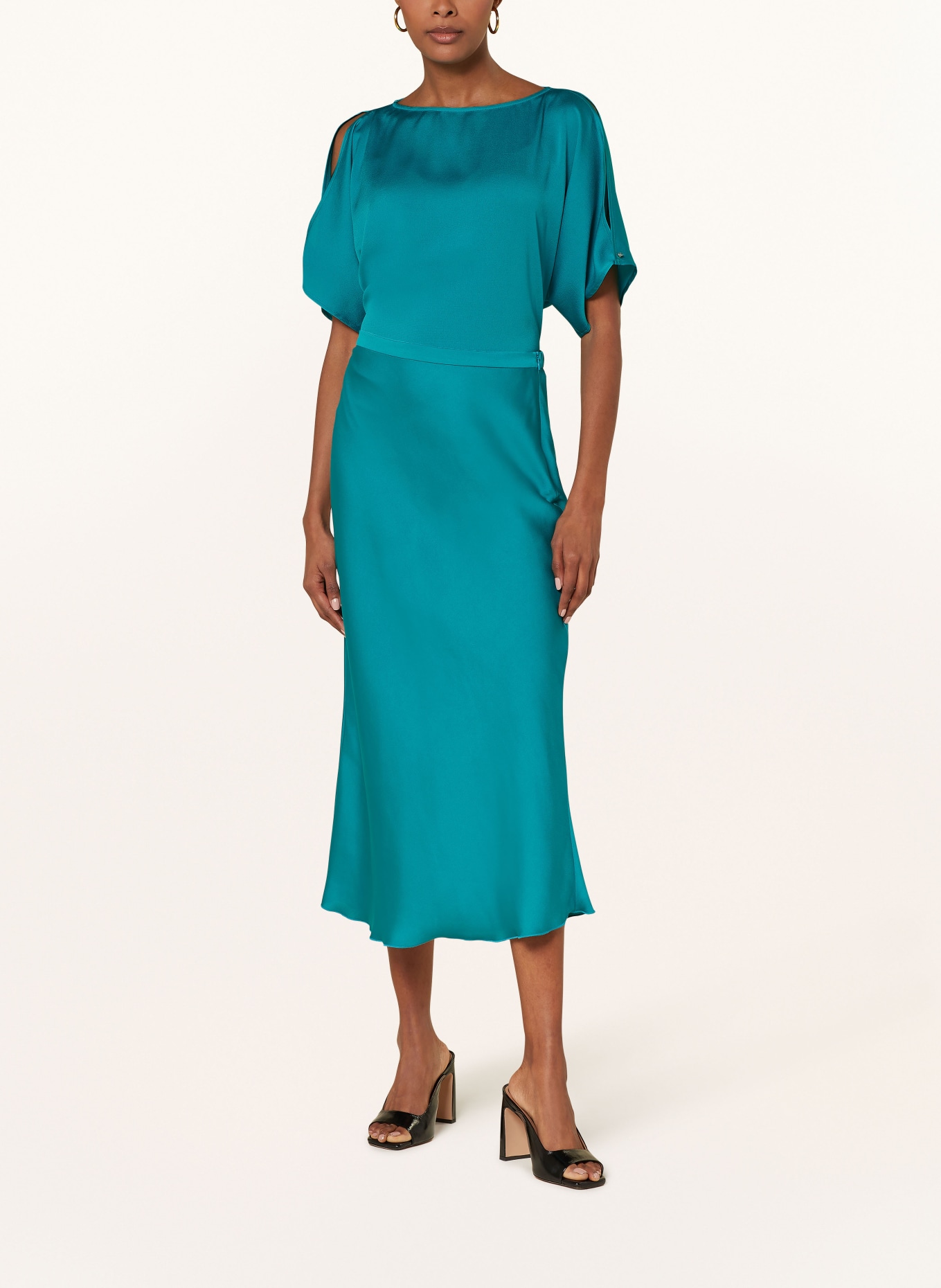 RIANI Satinrock: GRÜN