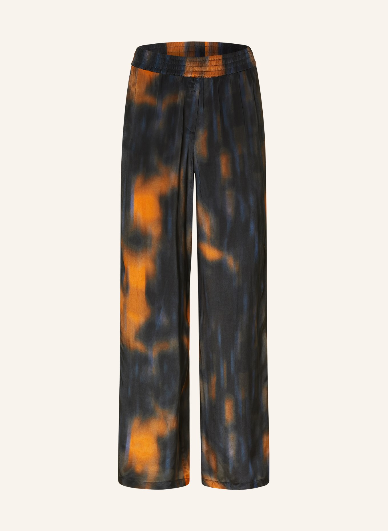 RIANI Marlenehose: SCHWARZ/ DUNKELBLAU/ ORANGE