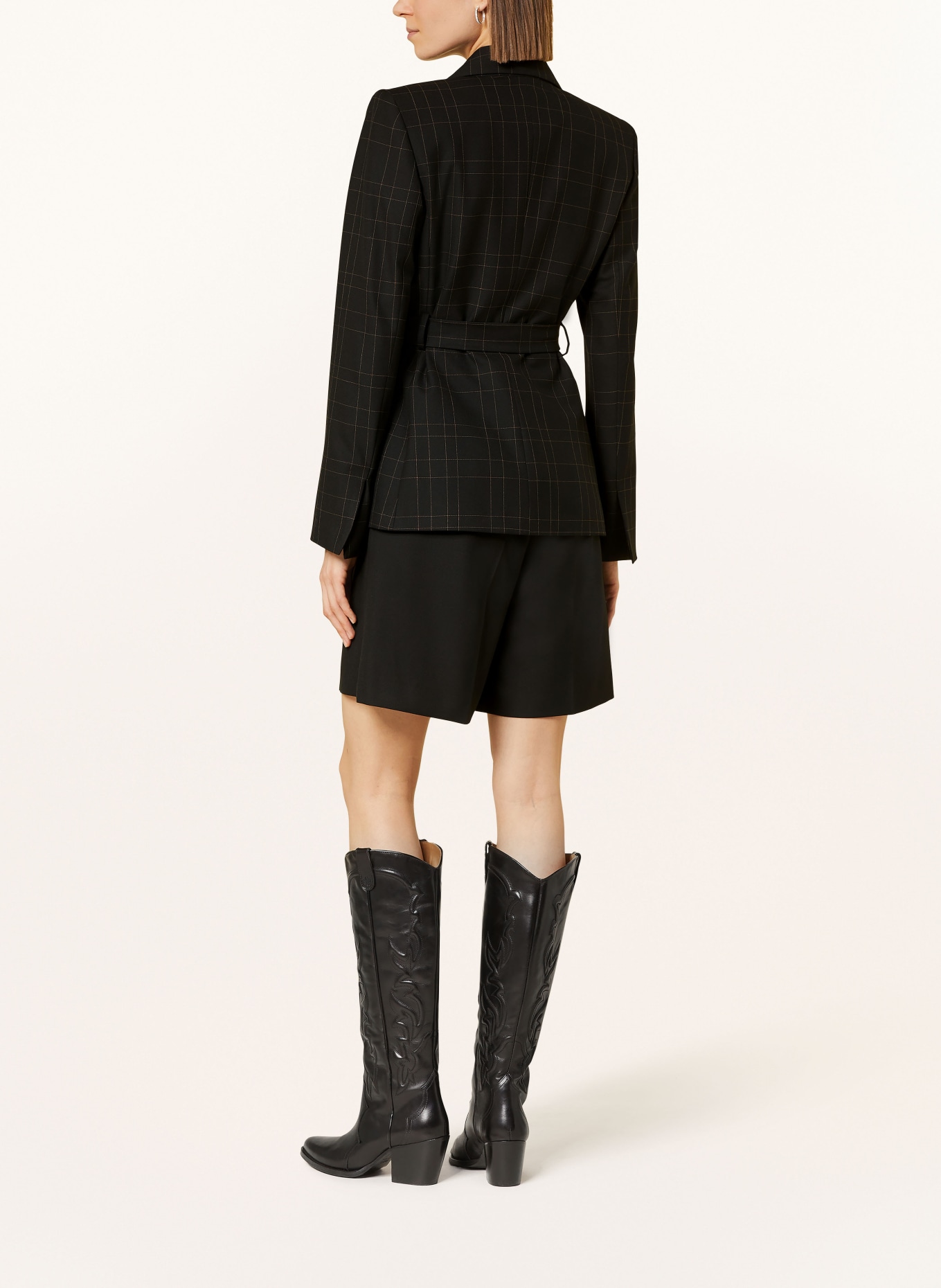 RIANI Blezer: CZARNY / JASNOPOMARAŃCZOWY