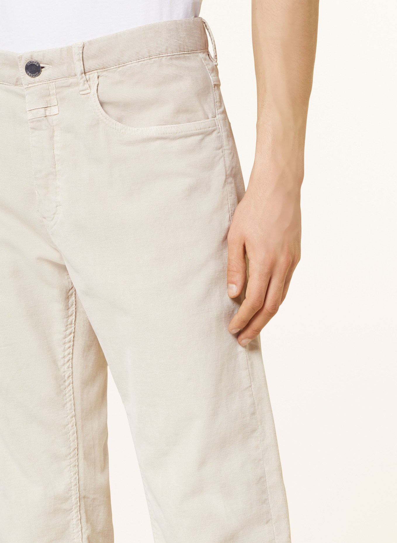 CLOSED Corduroy trousers COOPER TRUE regular fit, Color: BEIGE (Image 5)