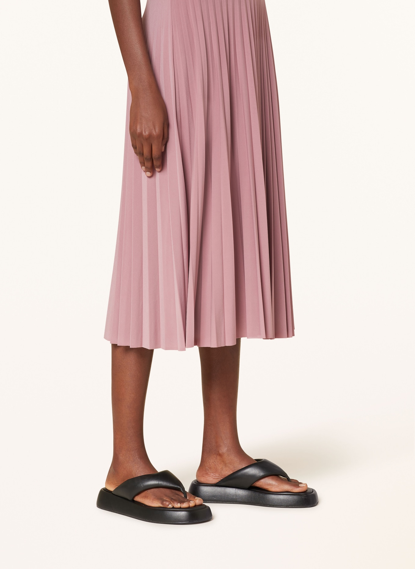 rich&royal Pleated skirt, Color: DUSKY PINK (Image 4)