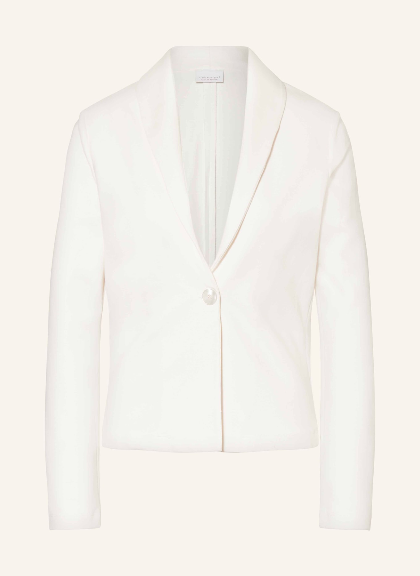 rich&royal Jersey blazer, Color: ECRU (Image 1)