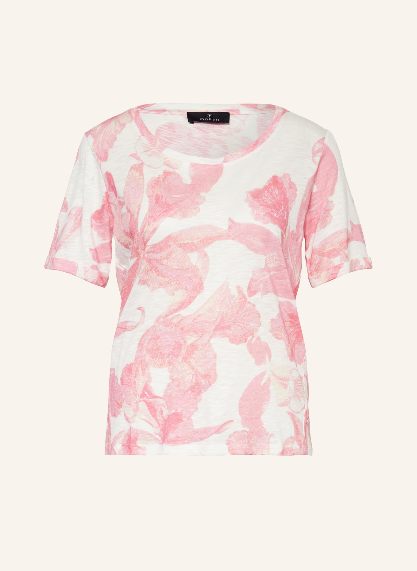 monari T-shirt, Color: PINK/ WHITE (Image 1)