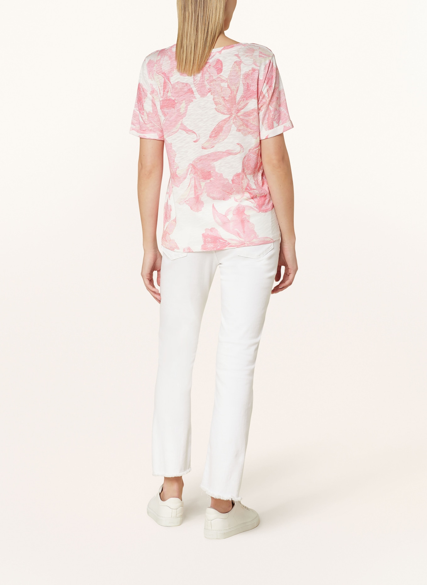 monari T-shirt, Color: PINK/ WHITE (Image 3)
