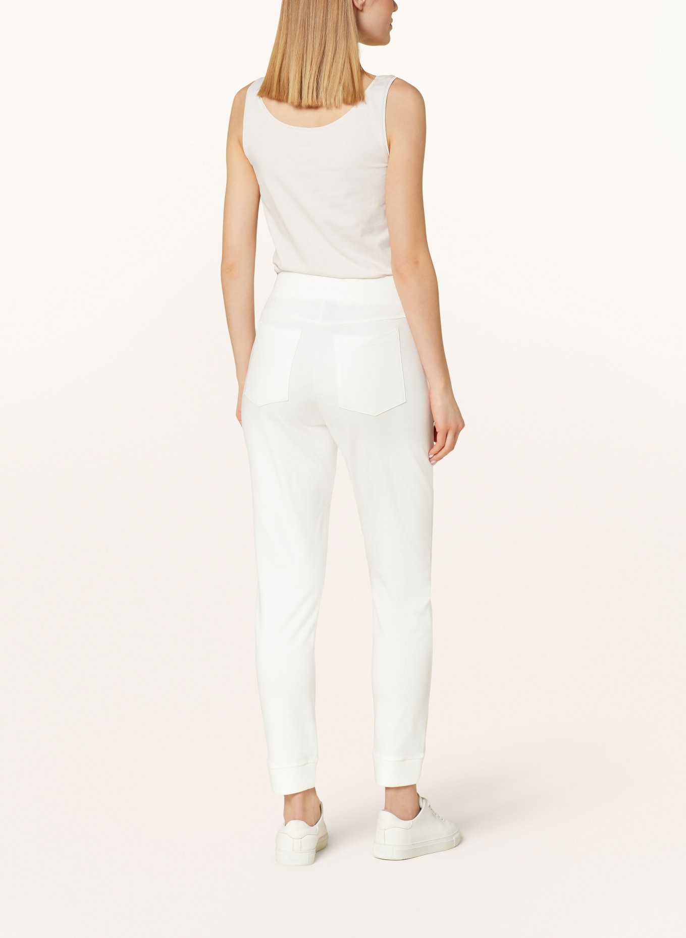 monari Sweatpants with decorative gems, Color: WHITE (Image 3)