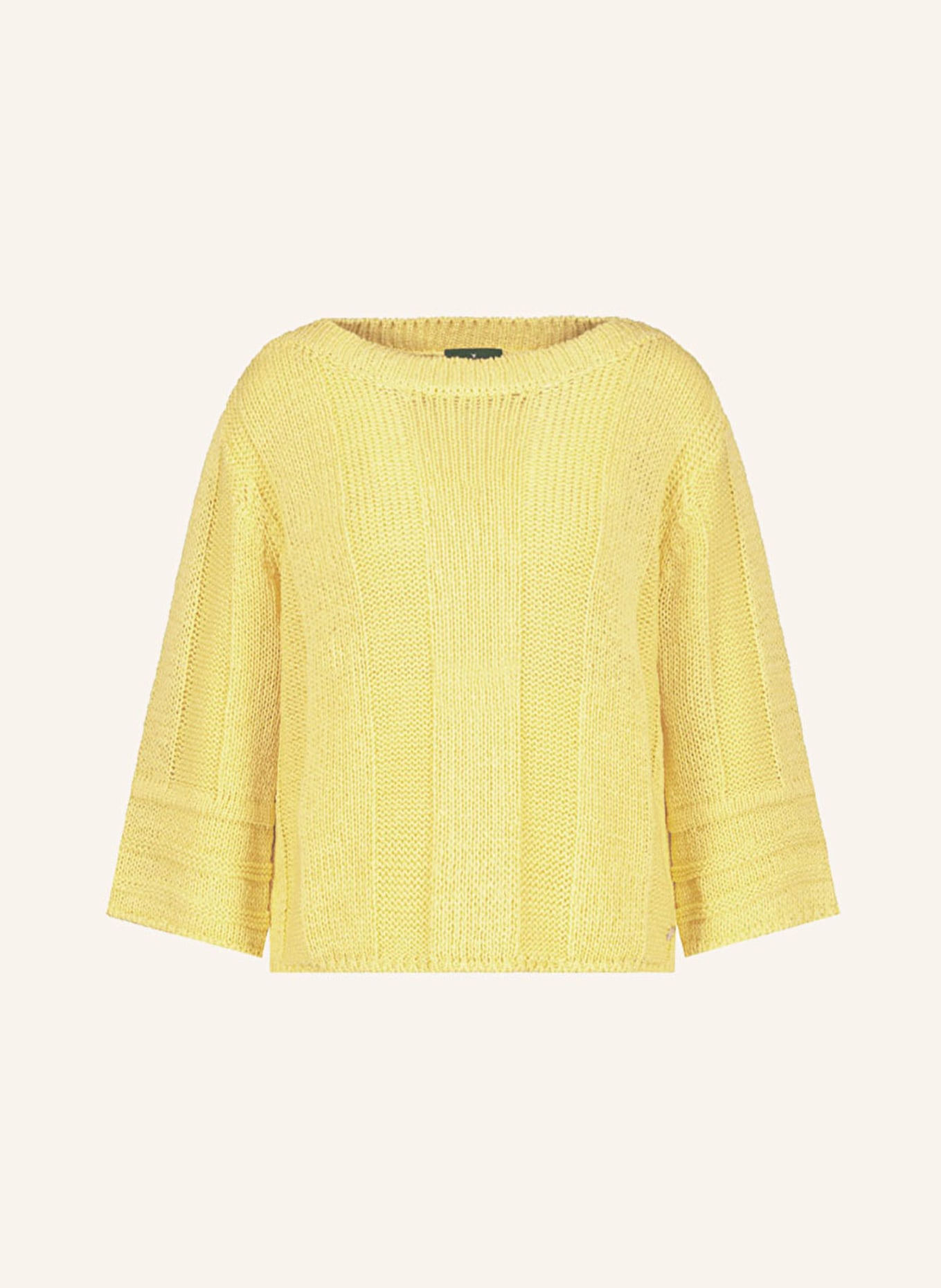 monari Sweater with 3/4 sleeves, Color: YELLOW (Image 1)