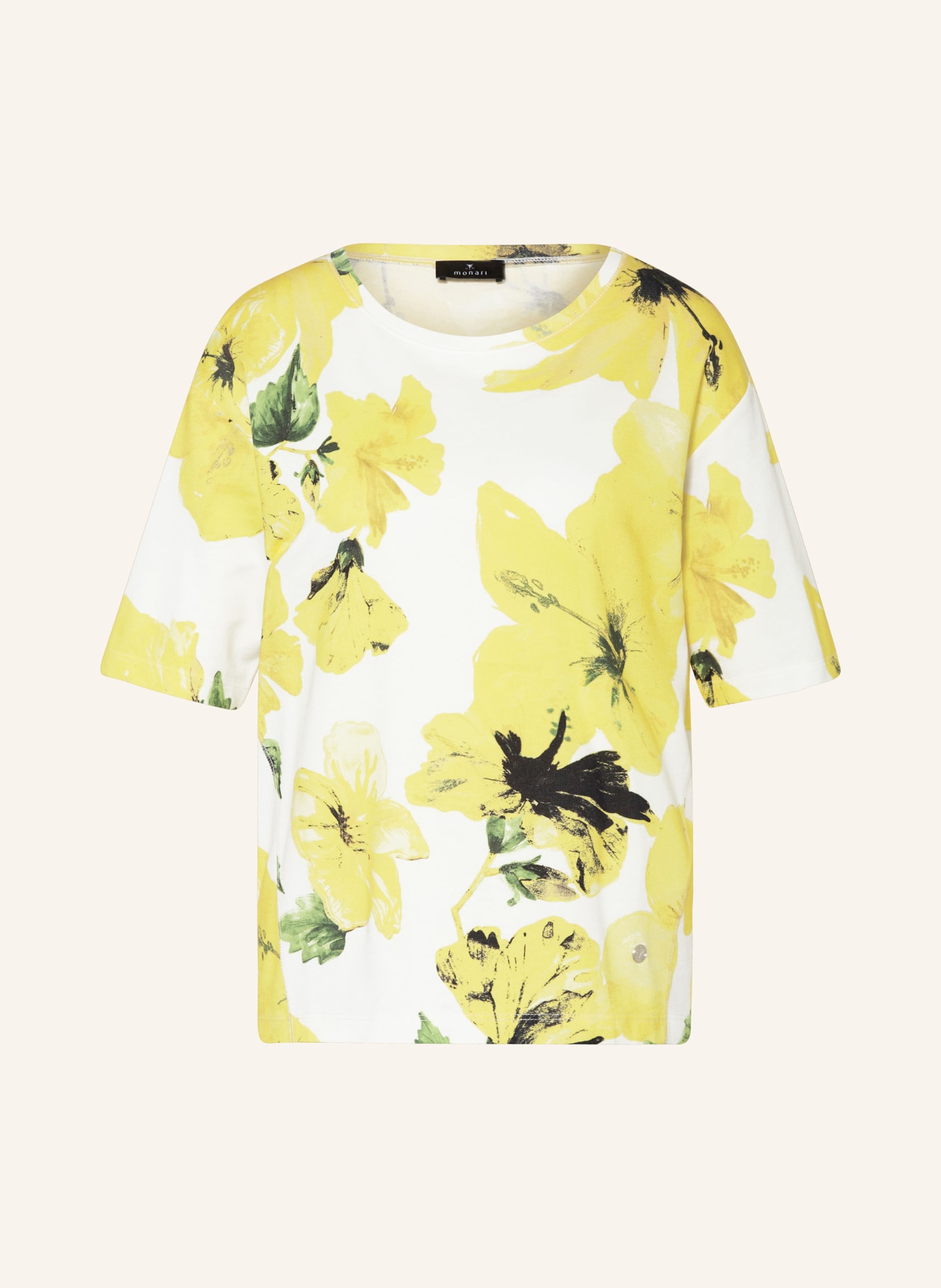 monari T-shirt, Color: WHITE/ YELLOW (Image 1)