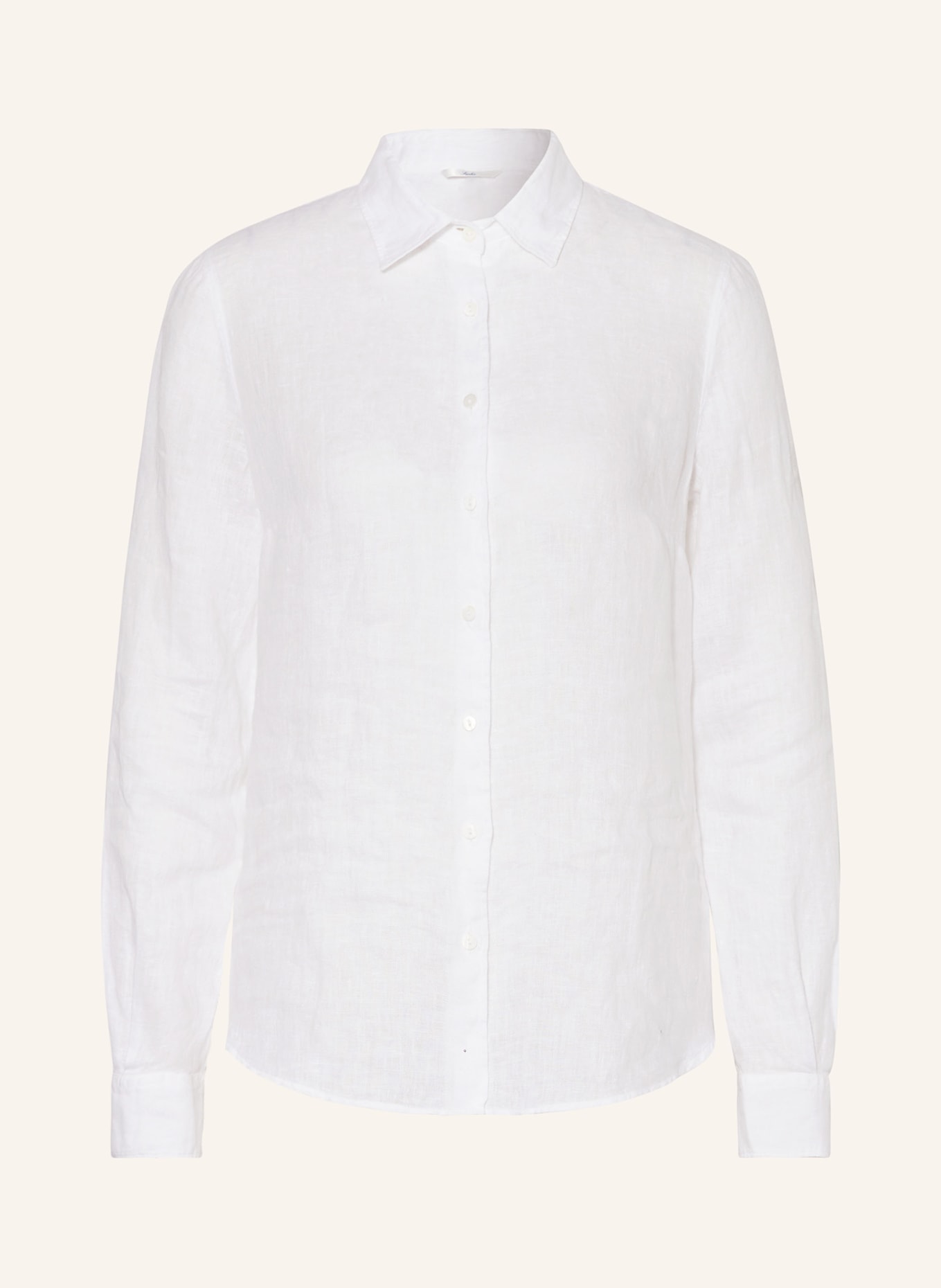 Sophie Shirt blouse MAGETTA in linen, Color: WHITE (Image 1)
