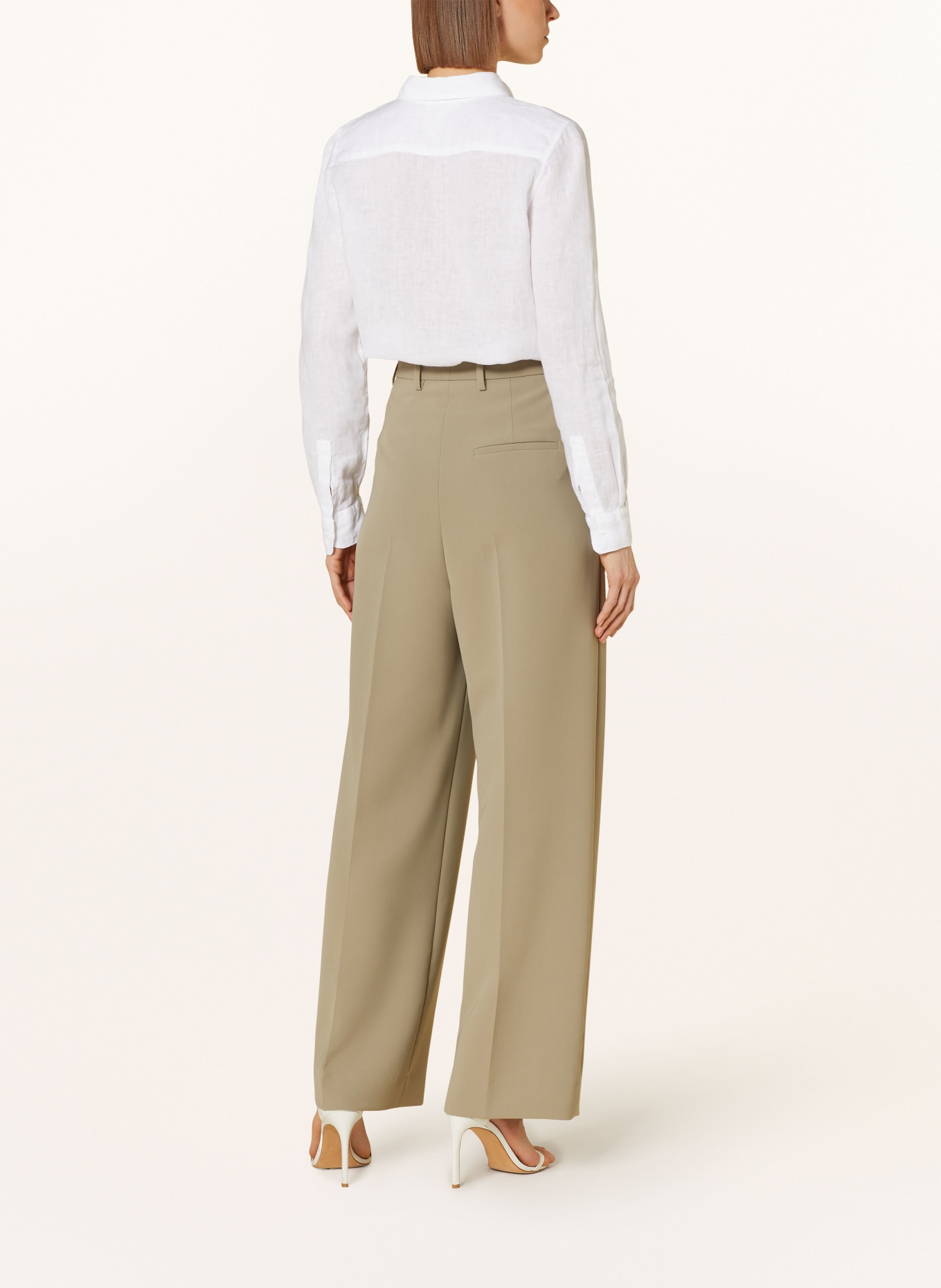 Sophie Shirt blouse MAGETTA in linen, Color: WHITE (Image 3)