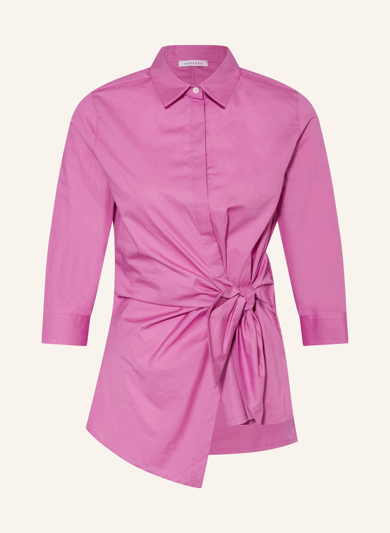 ROSSO35 Shirt blouse with 3/4 sleeves, Color: FUCHSIA (Image 1)
