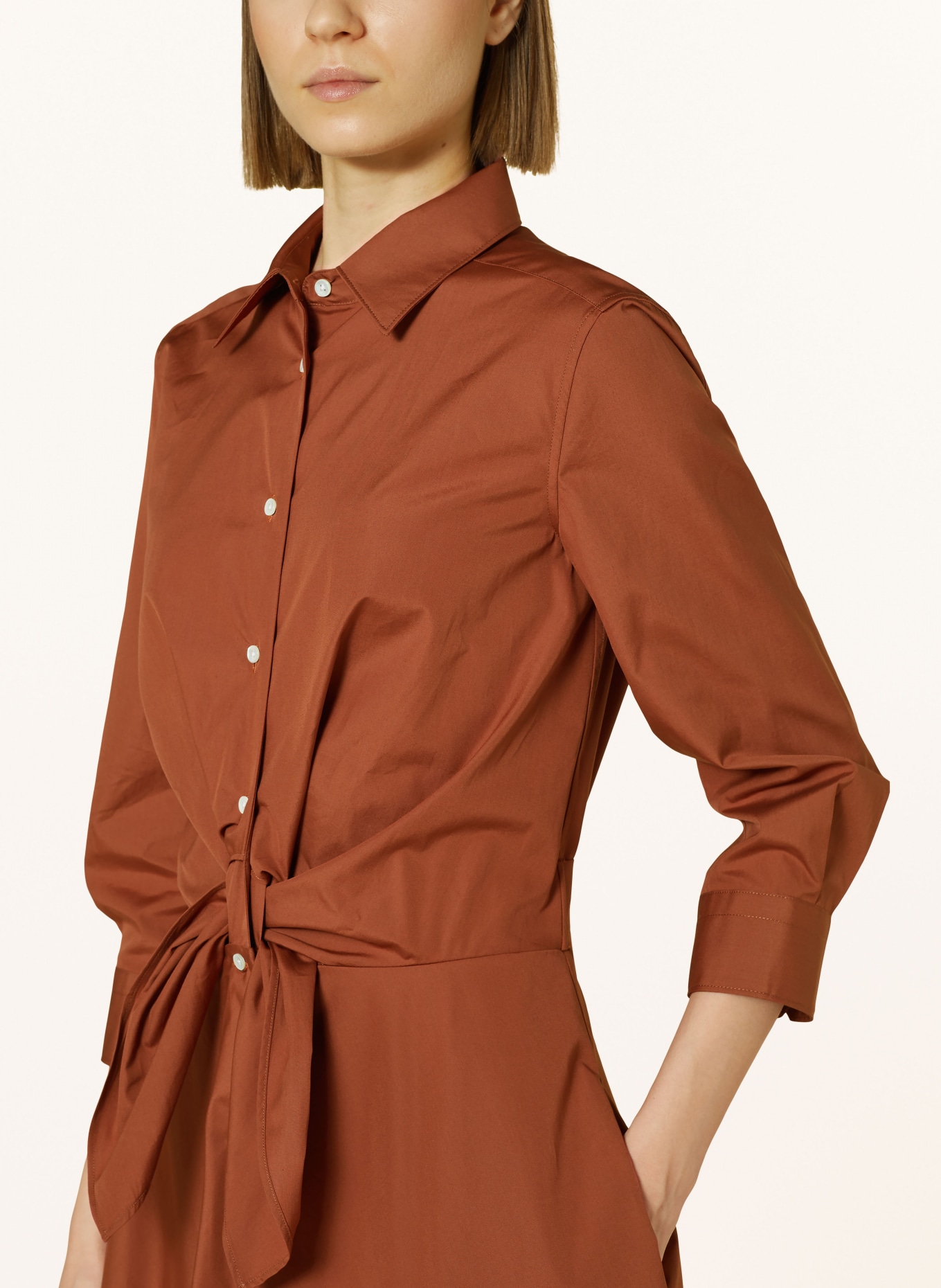 sara roka Shirt dress DRALLA: BROWN
