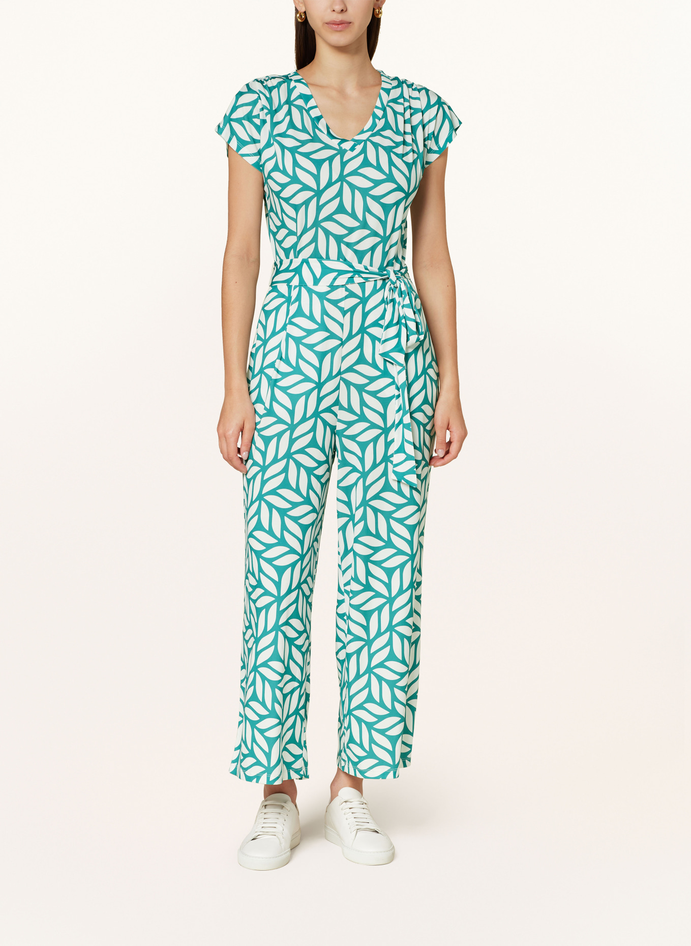 MORE & MORE Jumpsuit, Color: GREEN/ WHITE (Image 2)