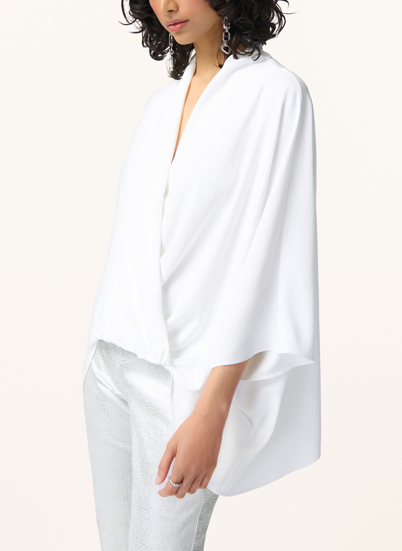 Joseph Ribkoff Oversized shirt blouse, Color: WHITE (Image 4)