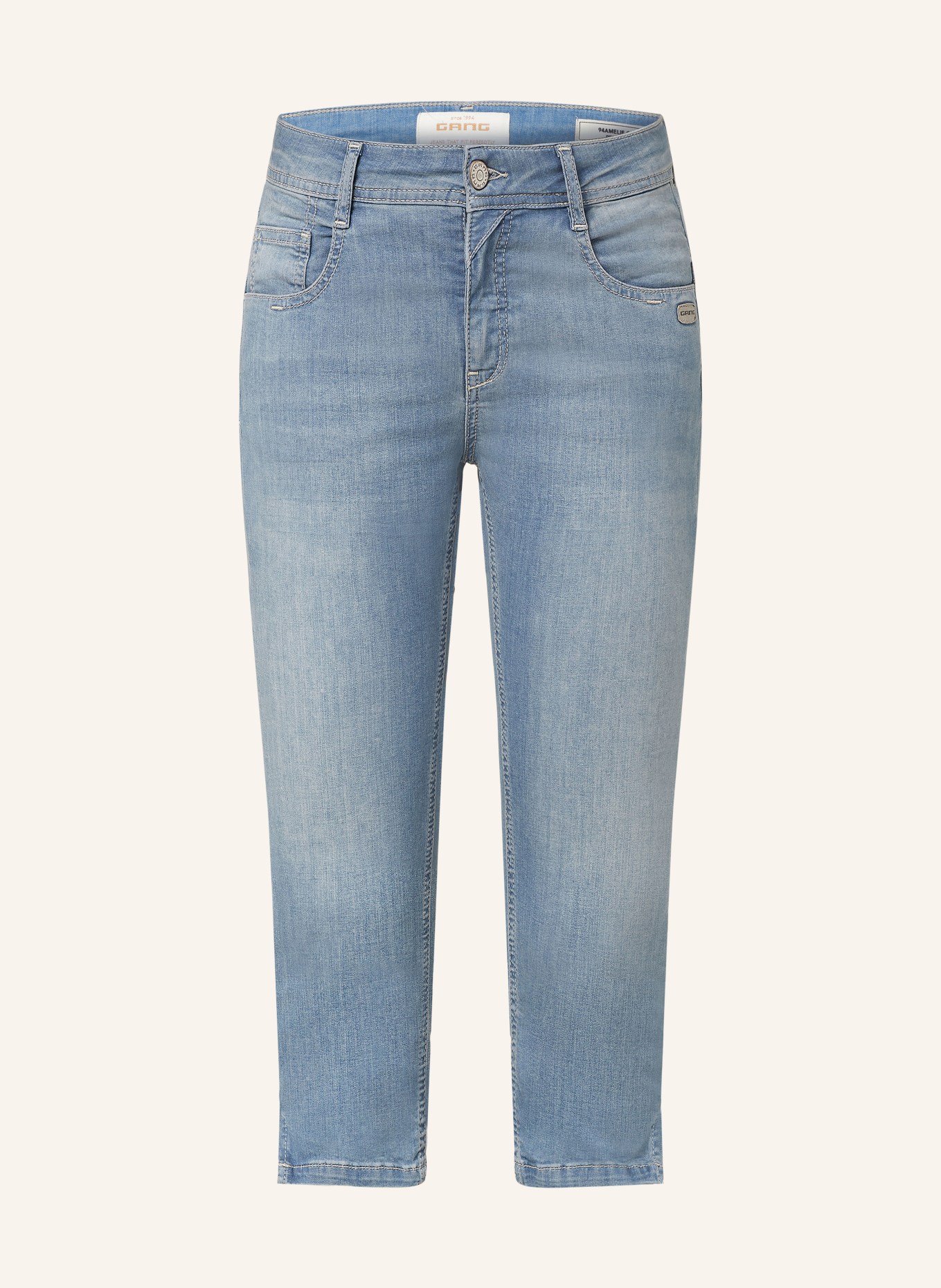 GANG 3/4 jeans 94 AMELIE CAPRI, Color: 7769 midblue wave (Image 1)
