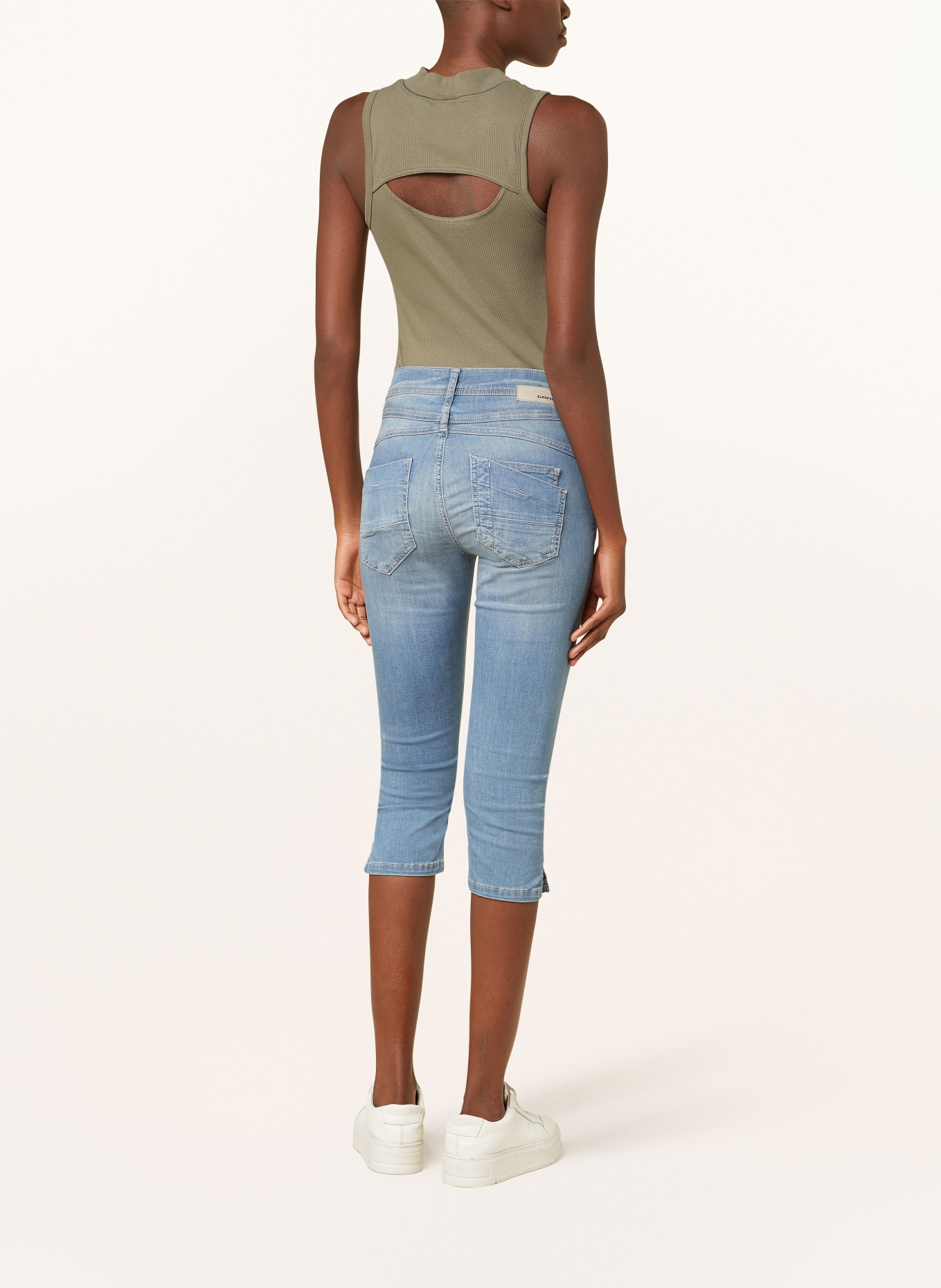 GANG 3/4 jeans 94 AMELIE CAPRI, Color: 7769 midblue wave (Image 3)