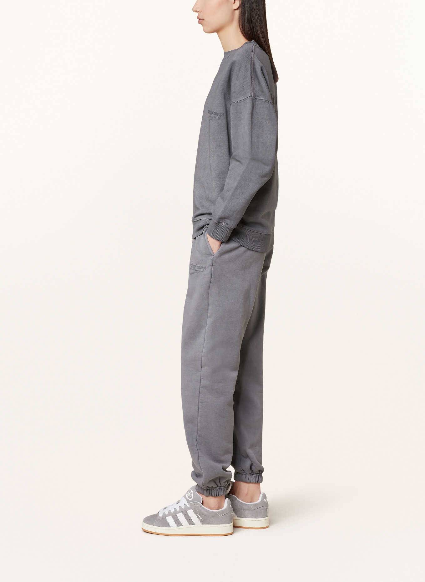 TheJoggConcept Sweatpants JCRUBI, Color: TAUPE (Image 4)