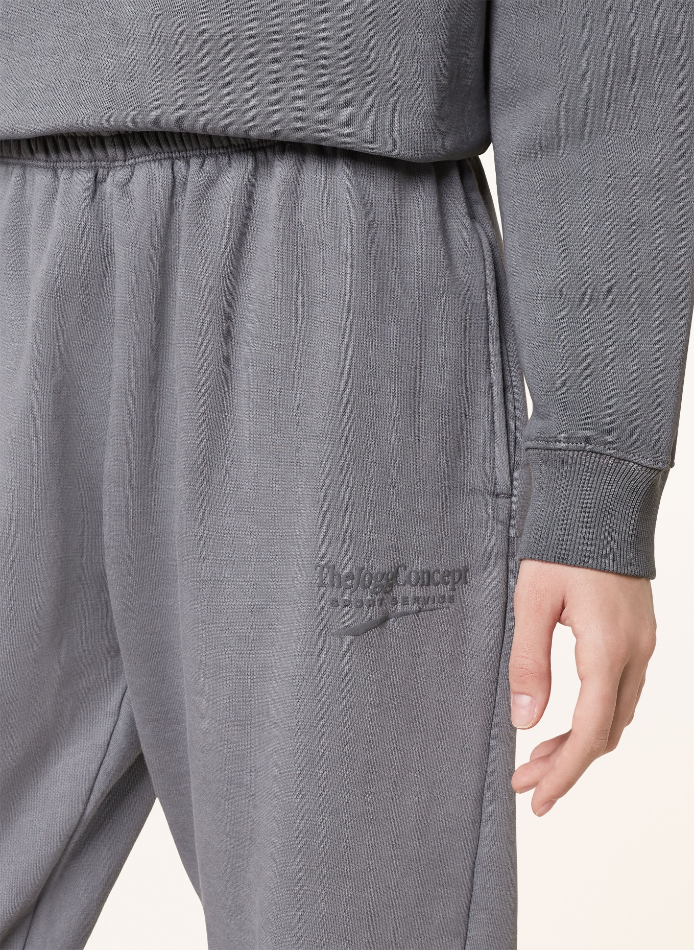 TheJoggConcept Sweatpants JCRUBI, Color: TAUPE (Image 5)