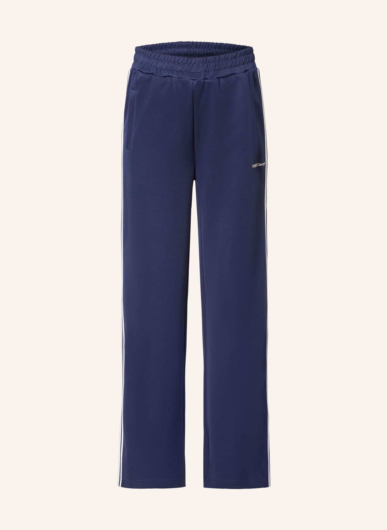 TheJoggConcept Track pants JCSIMA with tuxedo stripes, Color: DARK BLUE/ WHITE (Image 1)