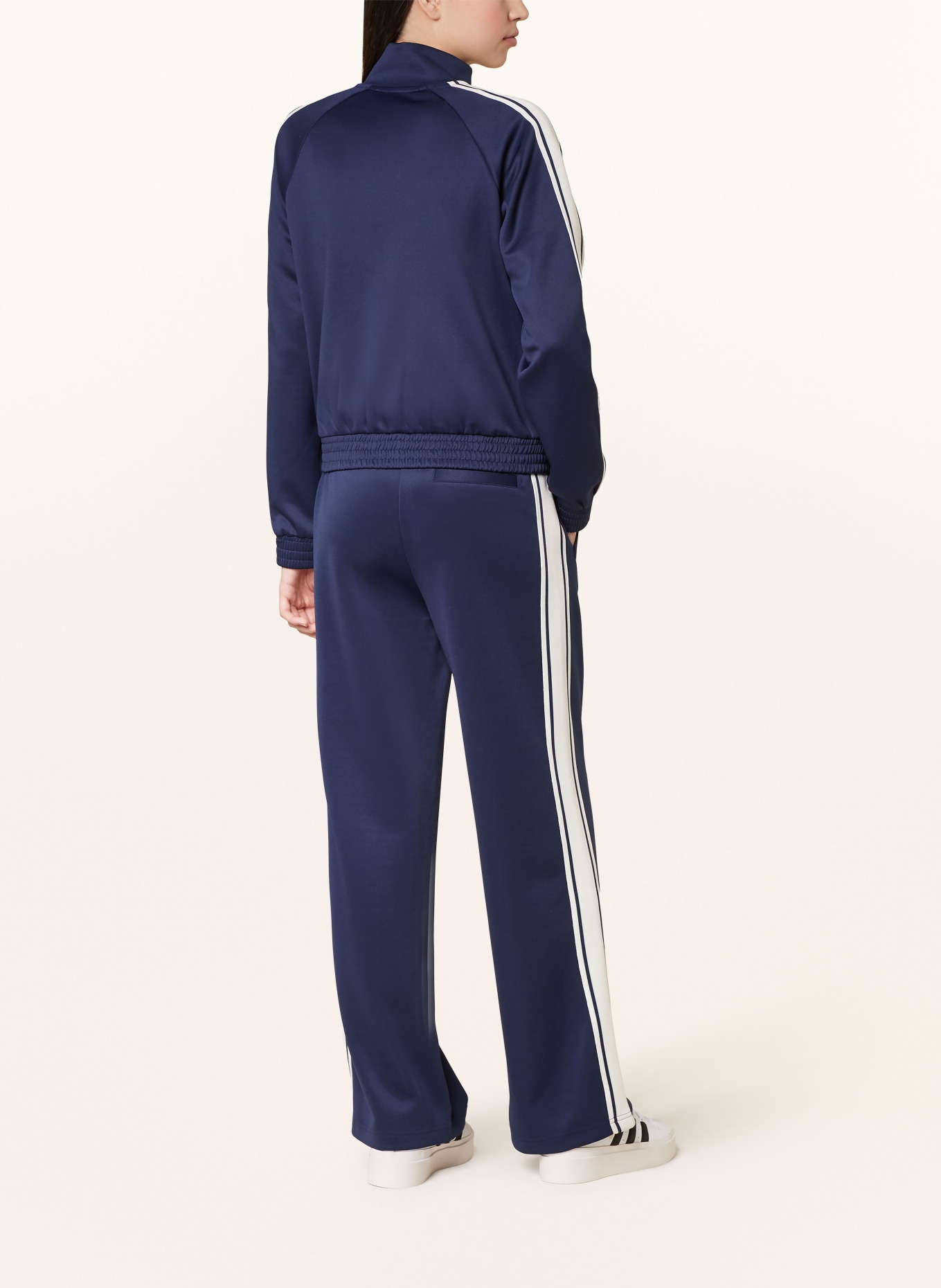 TheJoggConcept Track pants JCSIMA with tuxedo stripes, Color: DARK BLUE/ WHITE (Image 3)