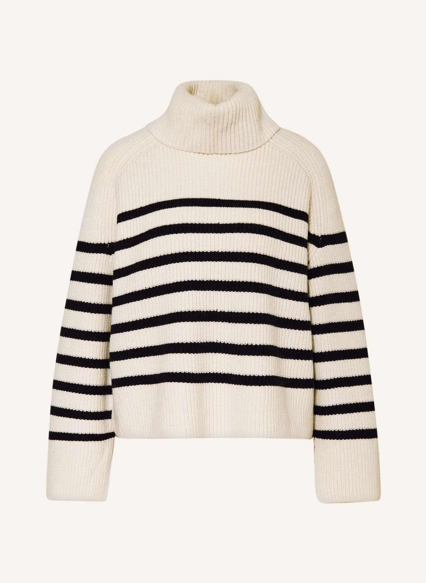 COS Turtleneck sweater, Color: WHITE/ BLACK (Image 1)
