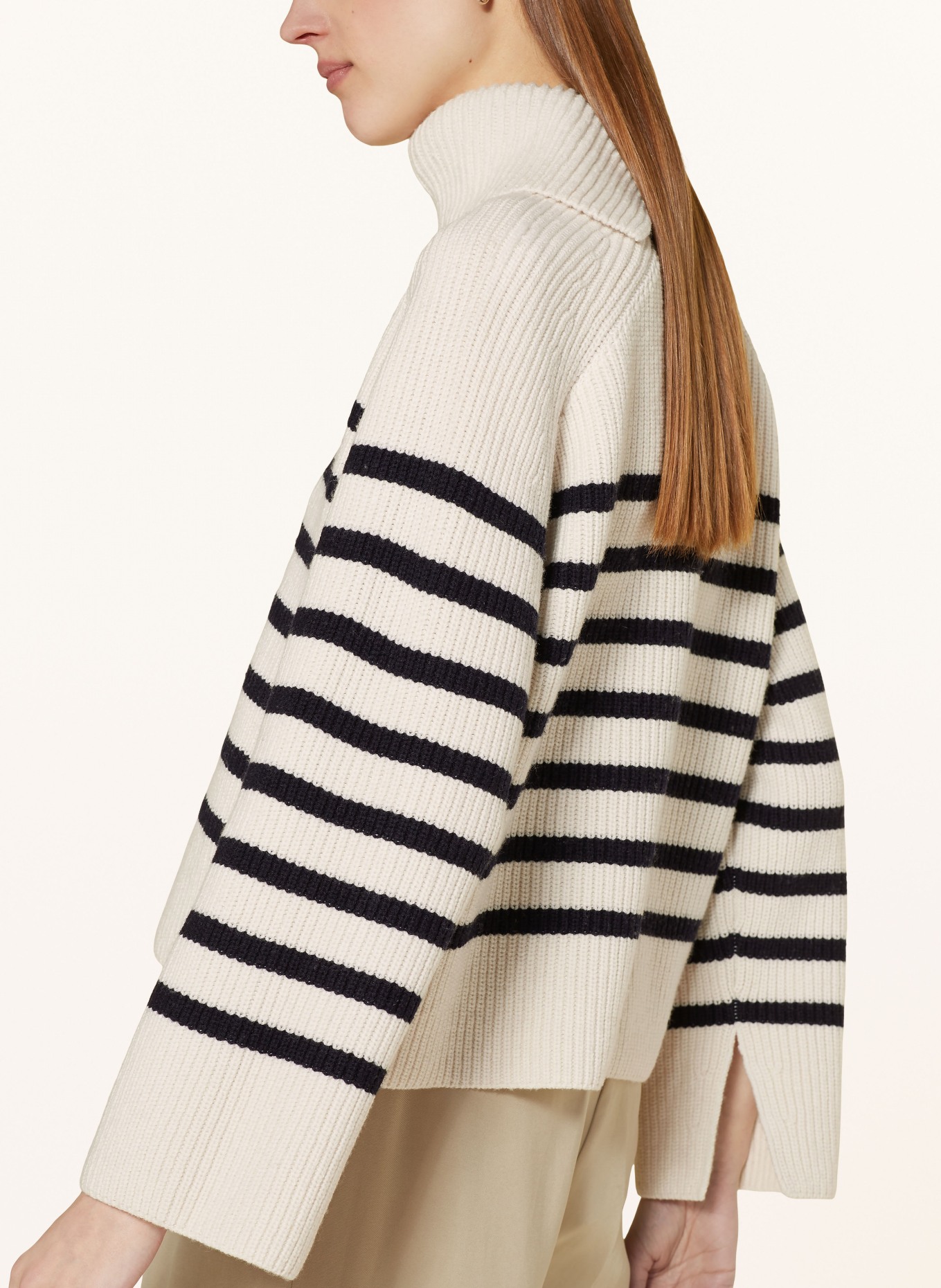 COS Turtleneck sweater, Color: WHITE/ BLACK (Image 4)