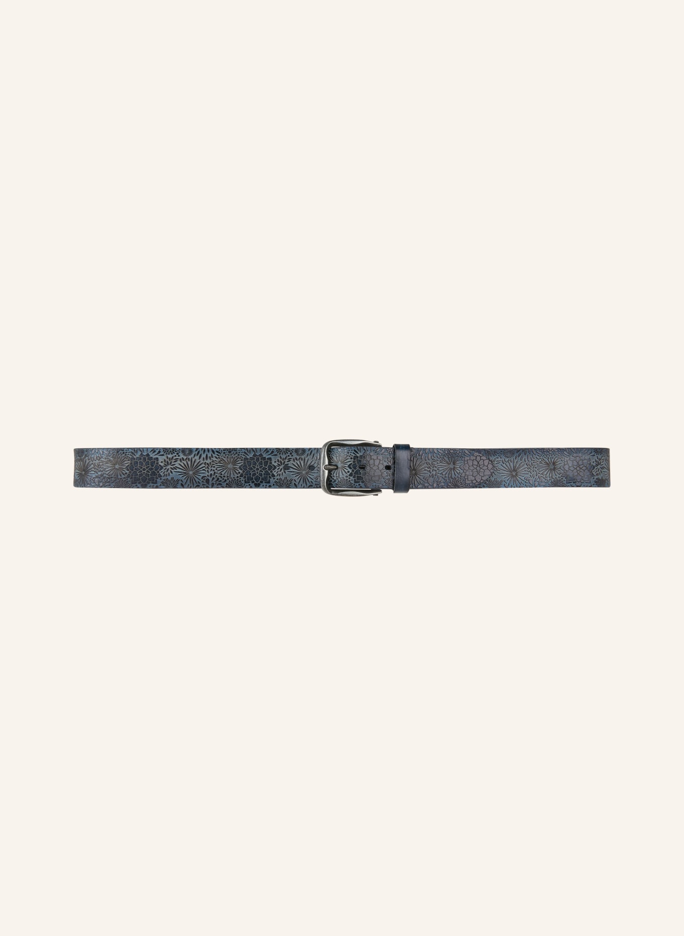 VENETA CINTURE Leather belt, Color: BLUE (Image 2)