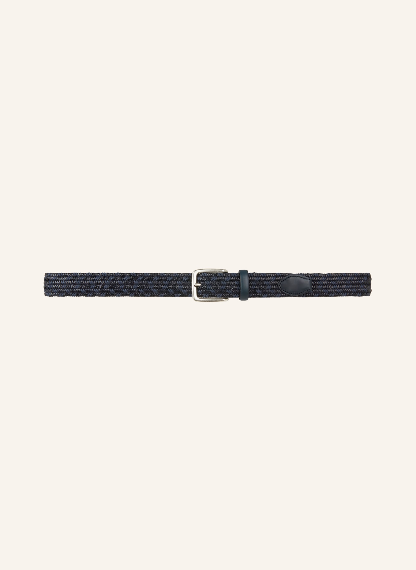 VENETA CINTURE Braided belt, Color: BLUE (Image 2)
