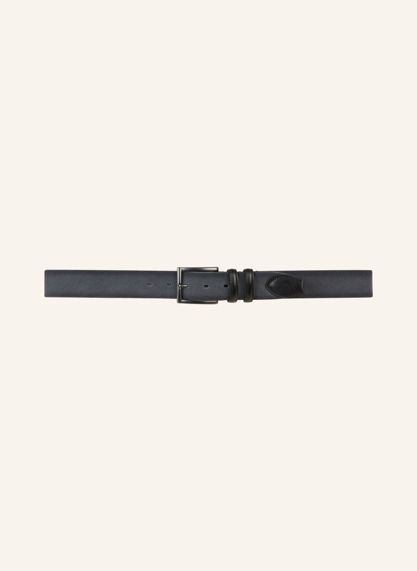 VENETA CINTURE Leather belt, Color: DARK BLUE (Image 2)