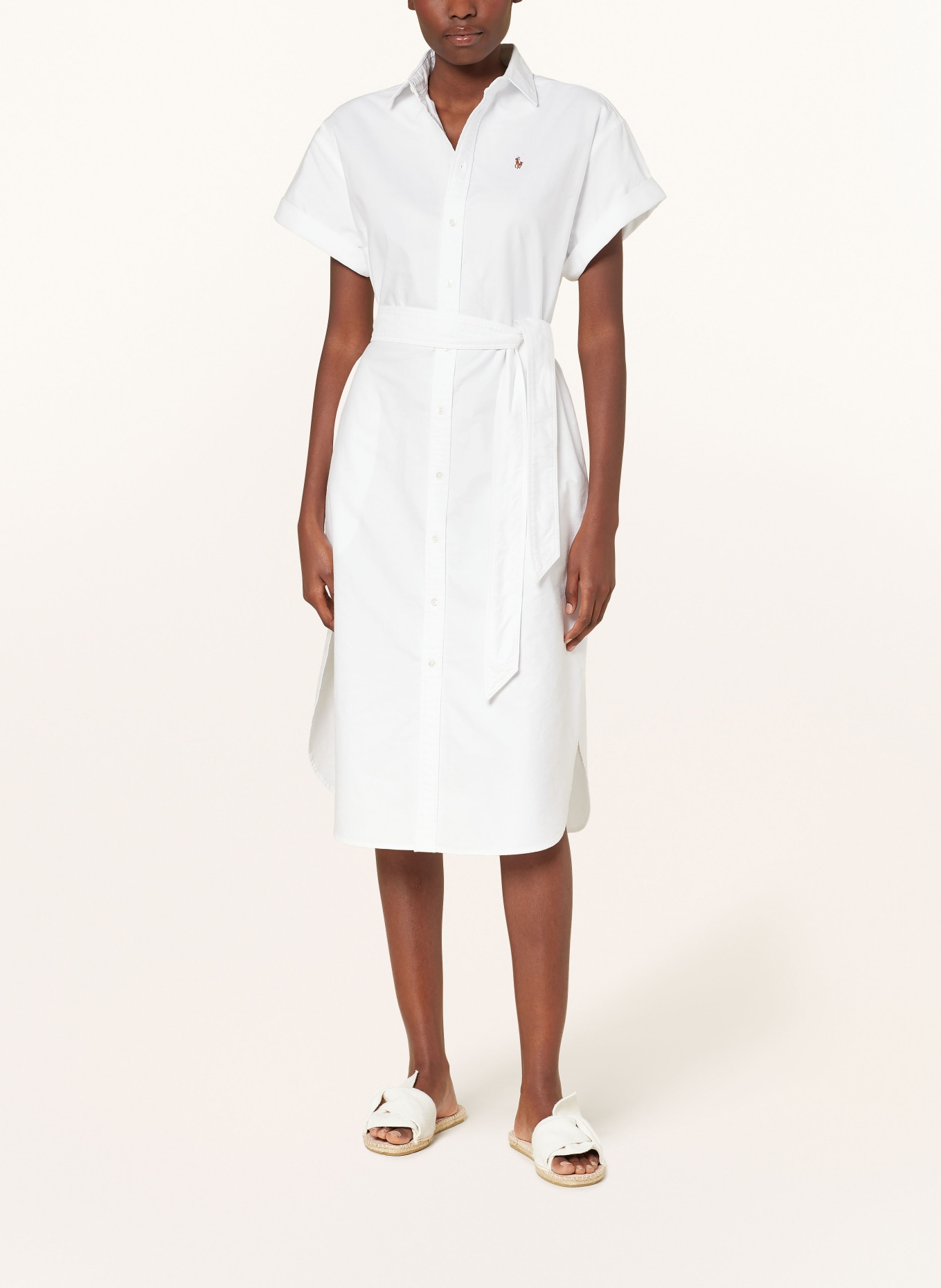 POLO RALPH LAUREN Shirt dress, Color: WHITE (Image 2)