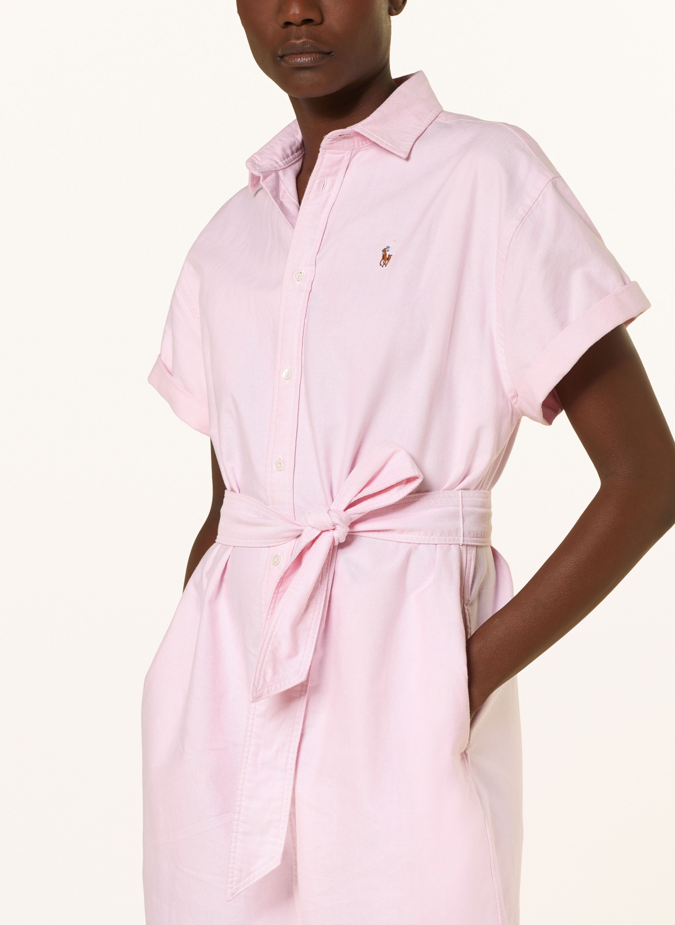 POLO RALPH LAUREN Hemdblusenkleid, Farbe: ROSA (Bild 4)