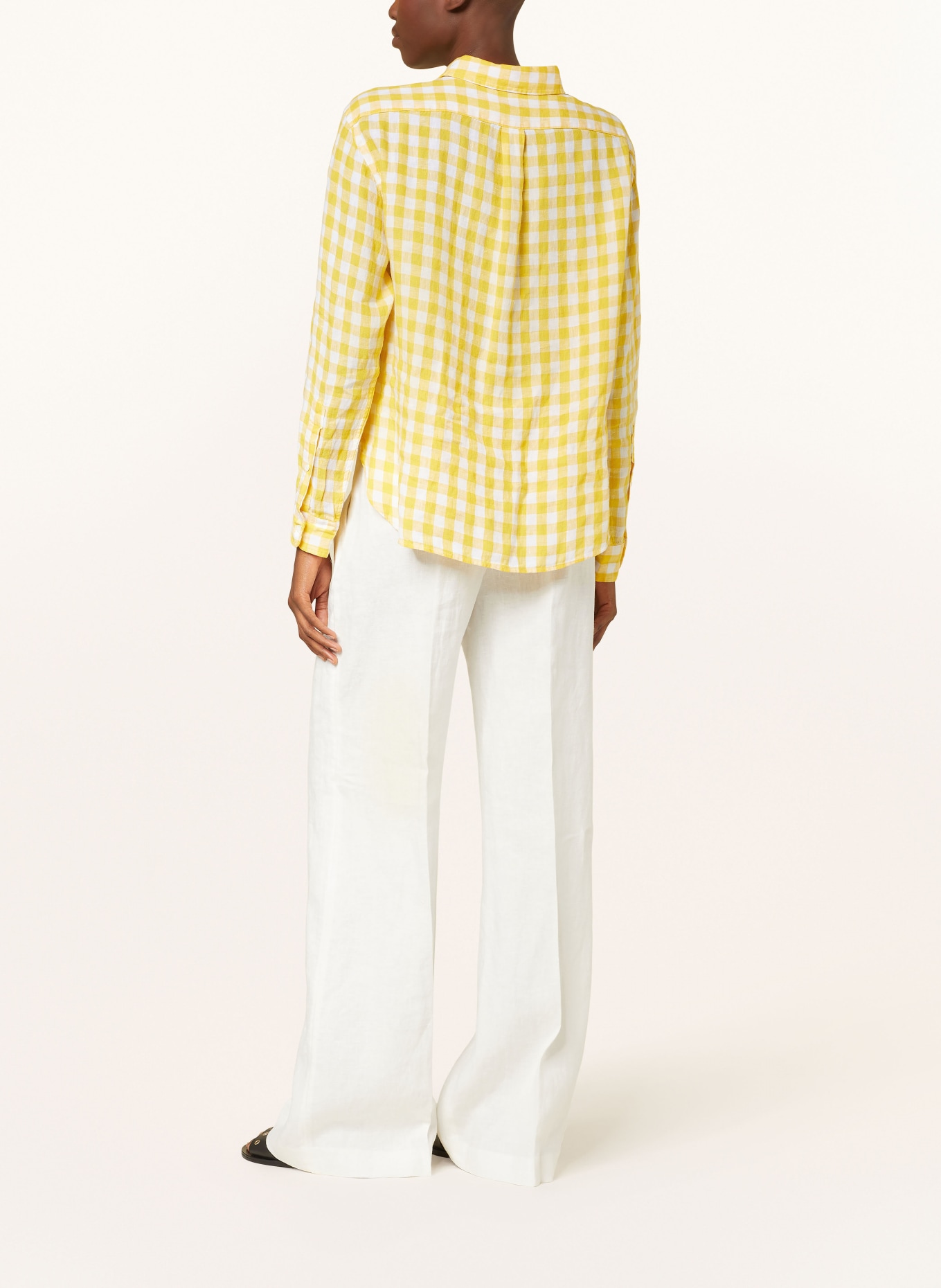 POLO RALPH LAUREN Linen trousers, Color: WHITE (Image 3)