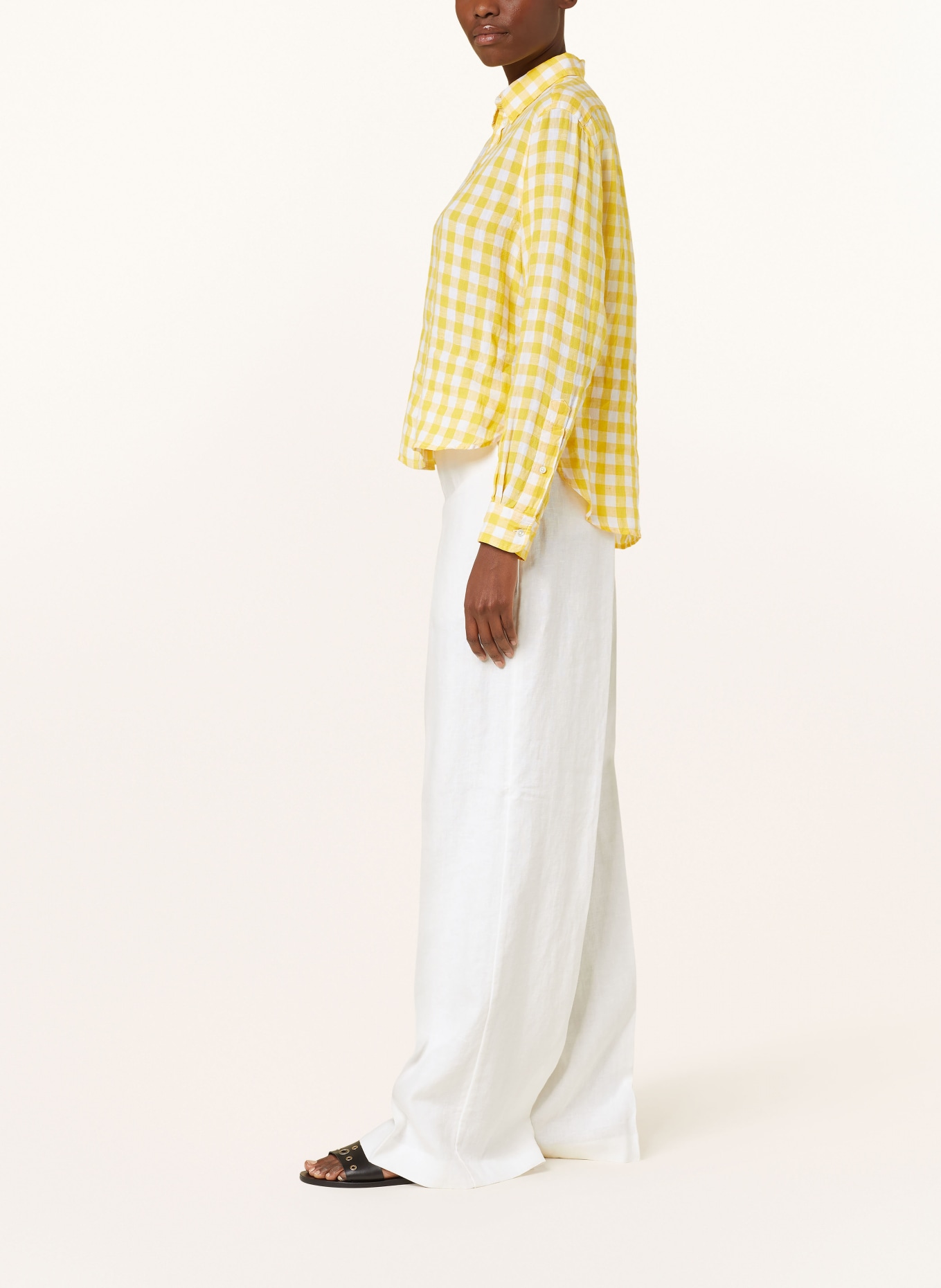 POLO RALPH LAUREN Linen trousers, Color: WHITE (Image 4)