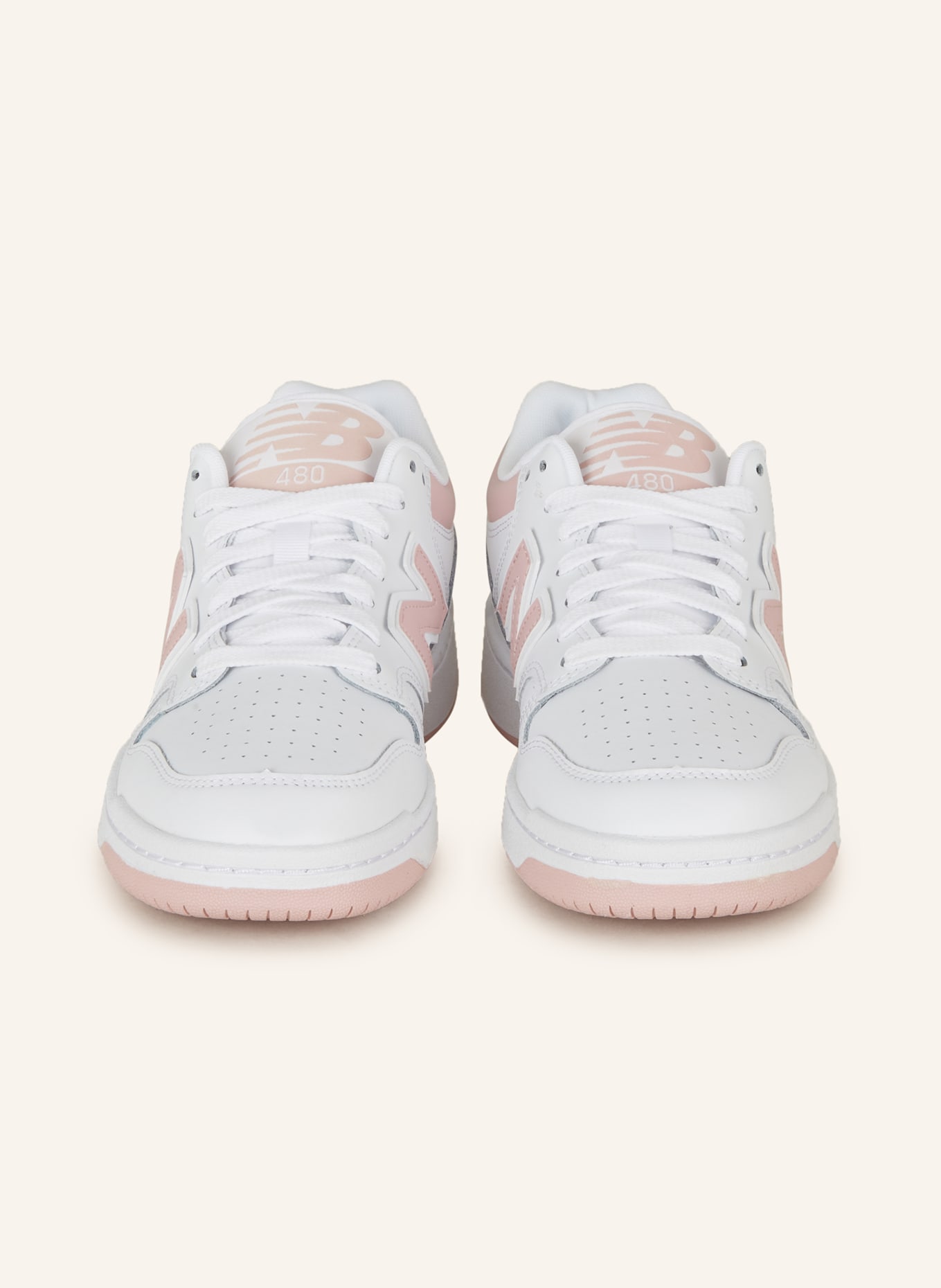 new balance Sneakers 480, Color: WHITE/ PINK (Image 3)
