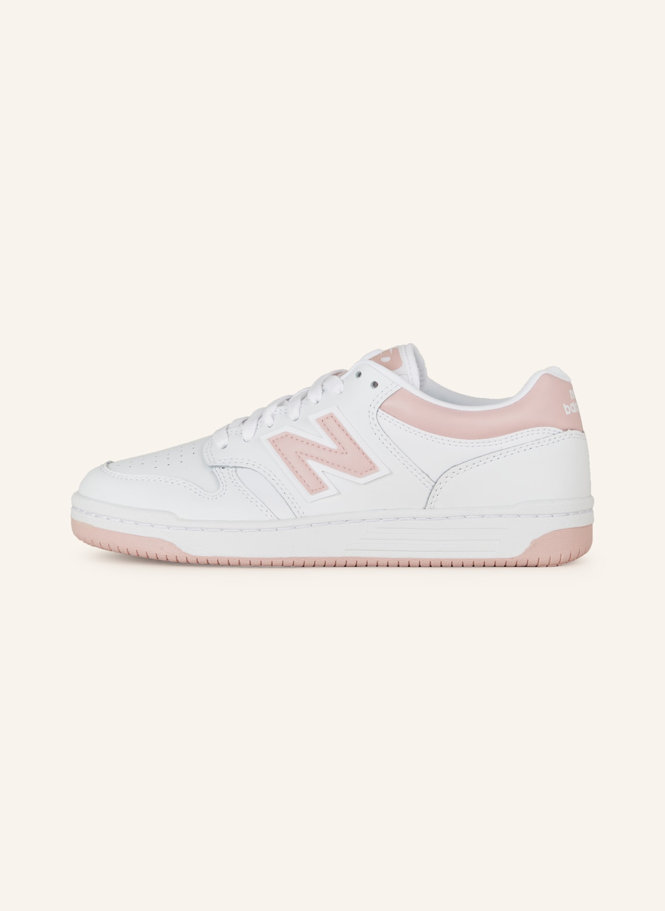 new balance Sneakers 480, Color: WHITE/ PINK (Image 4)
