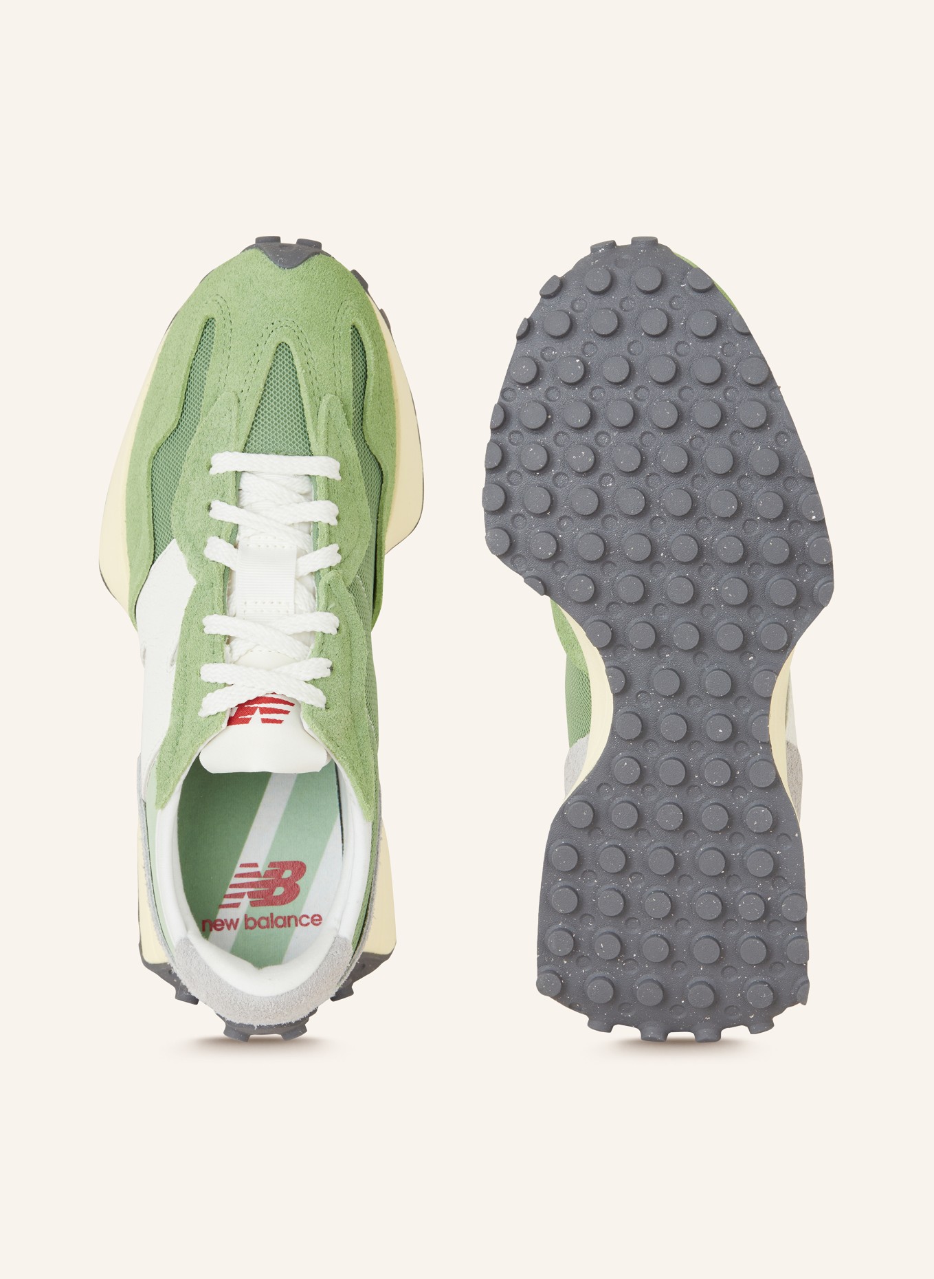 new balance Sneakers 327, Color: LIGHT GREEN/ GRAY (Image 5)