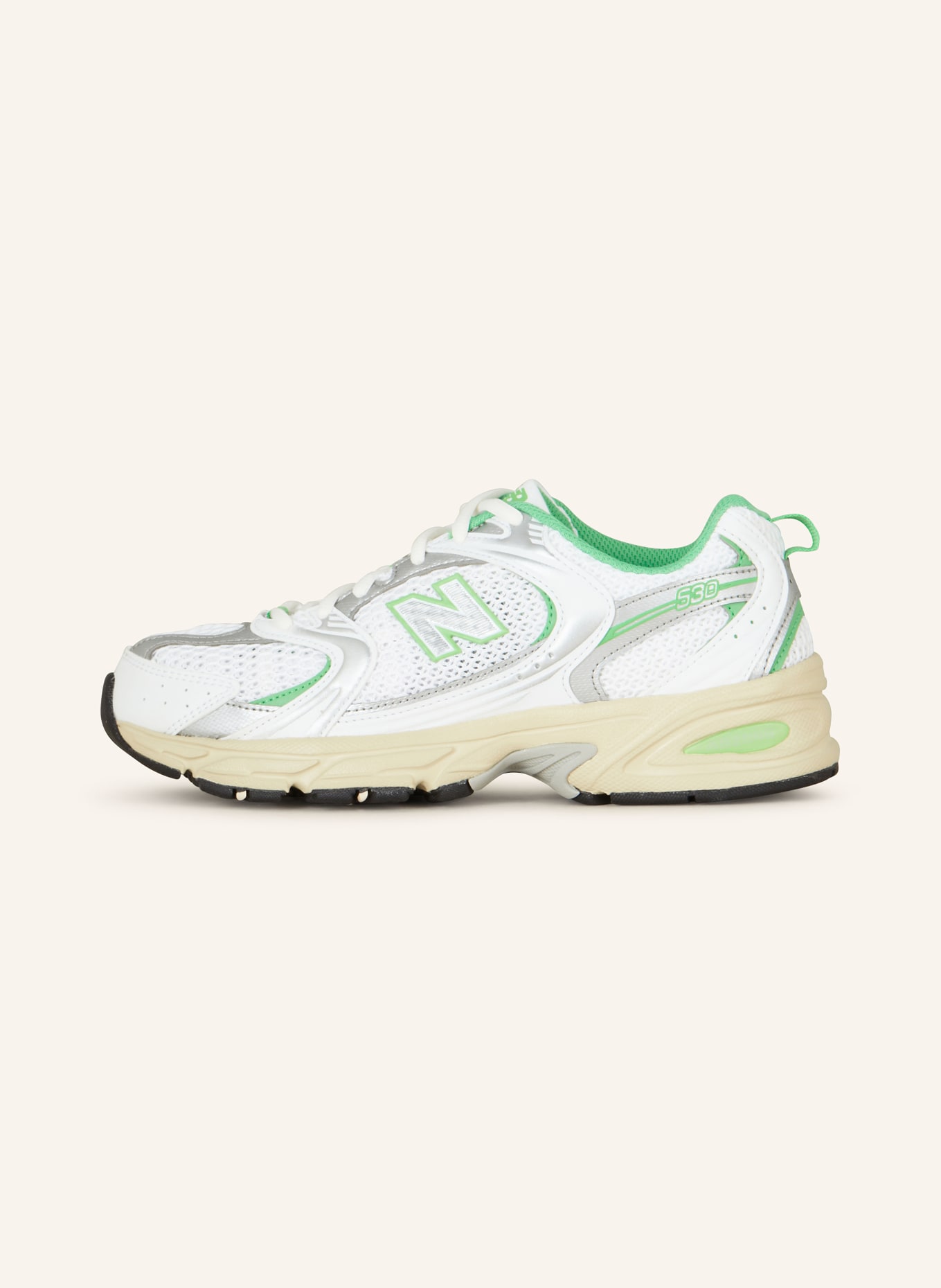 new balance Sneakers 530, Color: WHITE/ GREEN (Image 4)