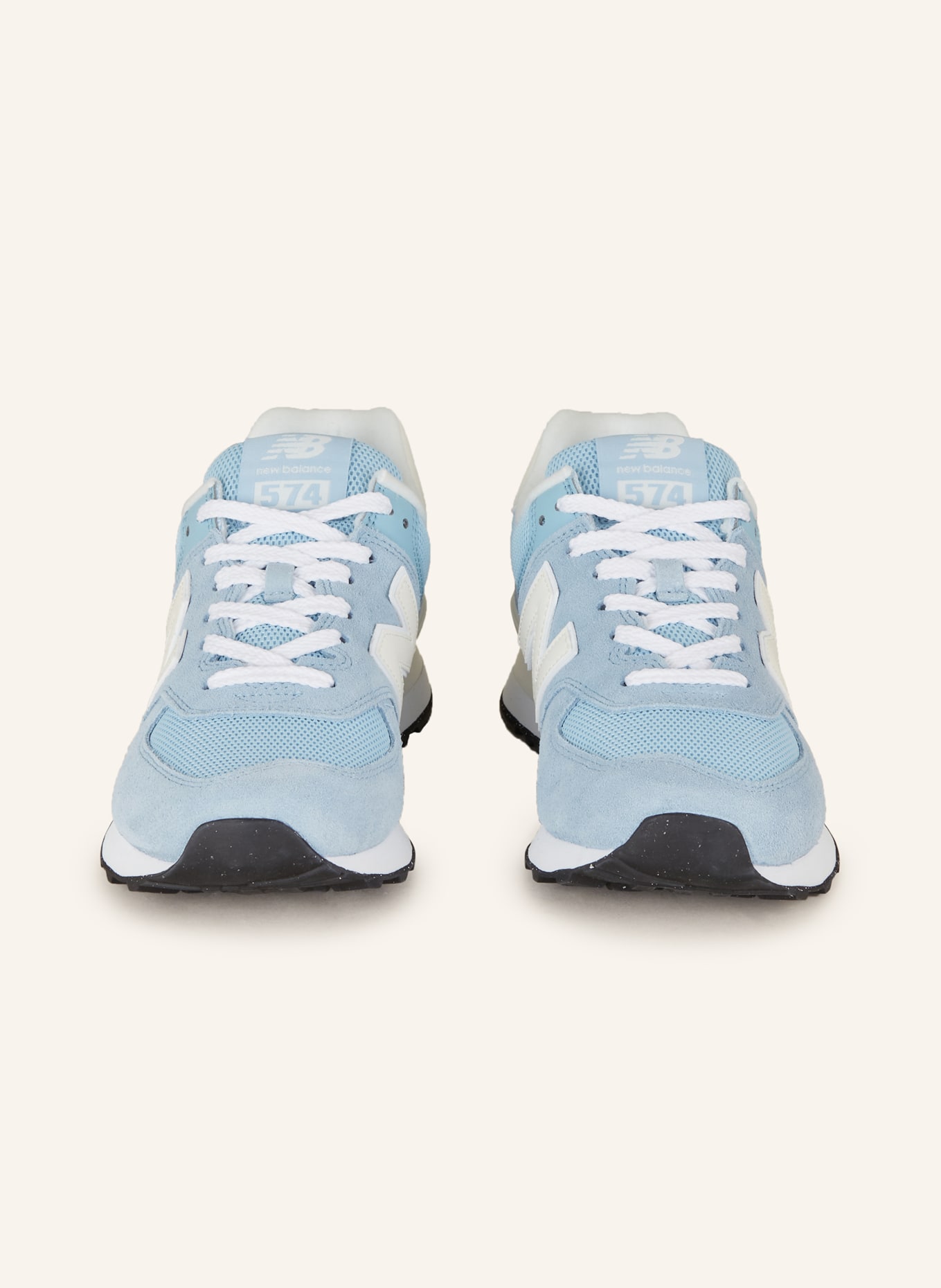 new balance Sneakers 574, Color: LIGHT BLUE/ WHITE (Image 3)