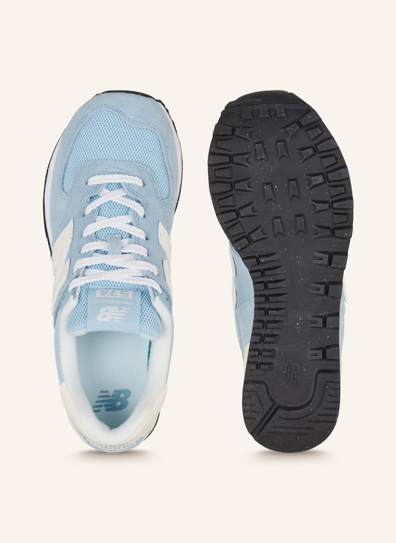 new balance Sneakers 574, Color: LIGHT BLUE/ WHITE (Image 5)