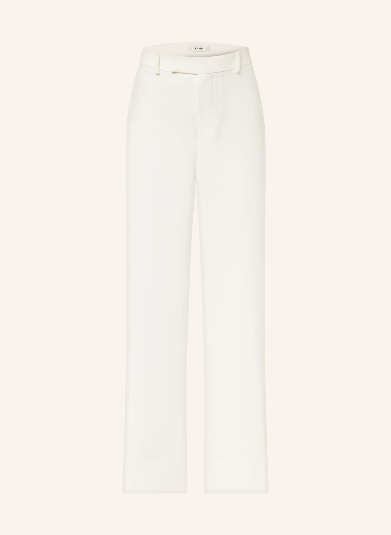 FRAME Wide leg trousers, Color: CREAM (Image 1)