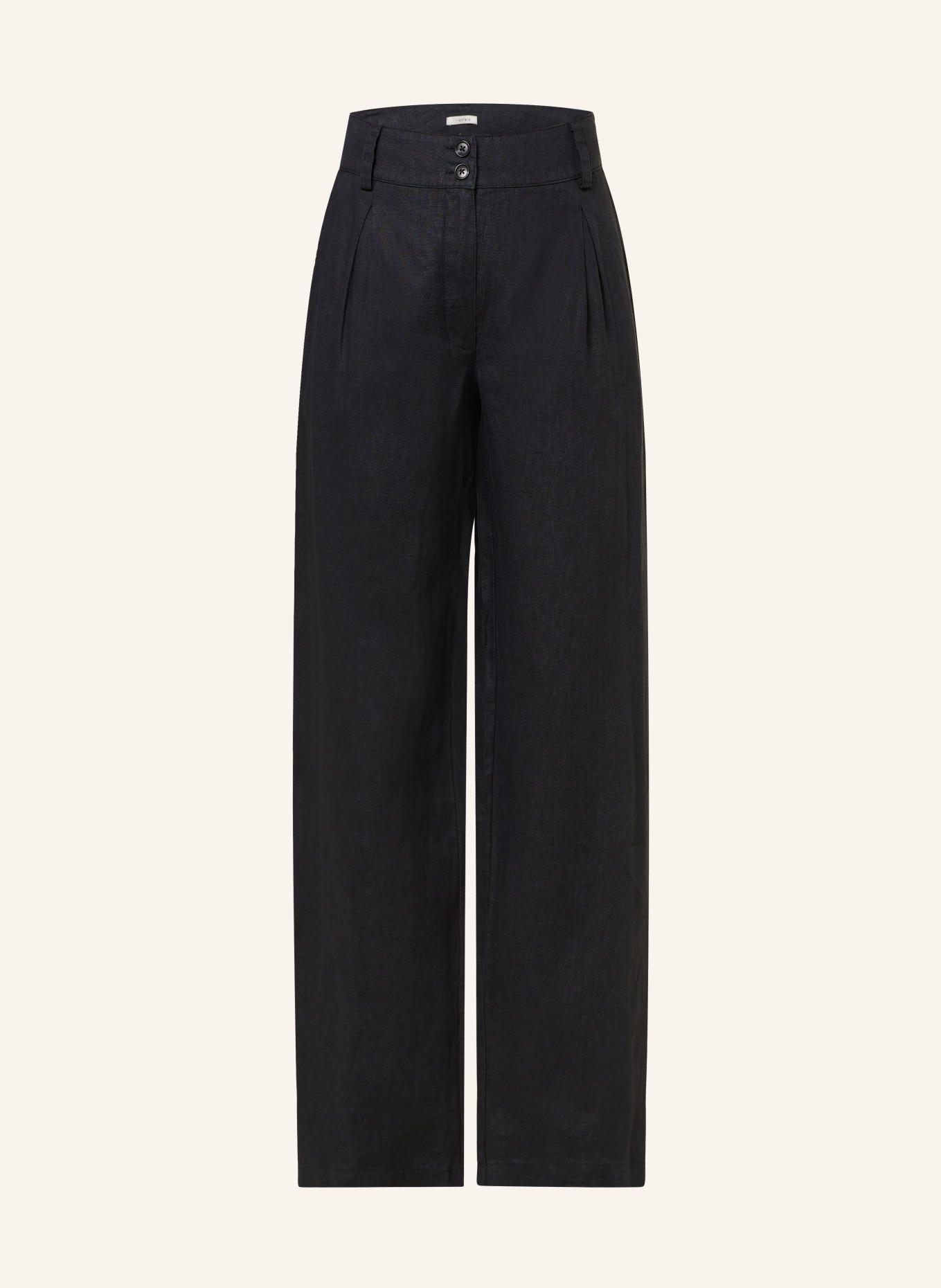 lilienfels Linen trousers, Color: BLACK (Image 1)