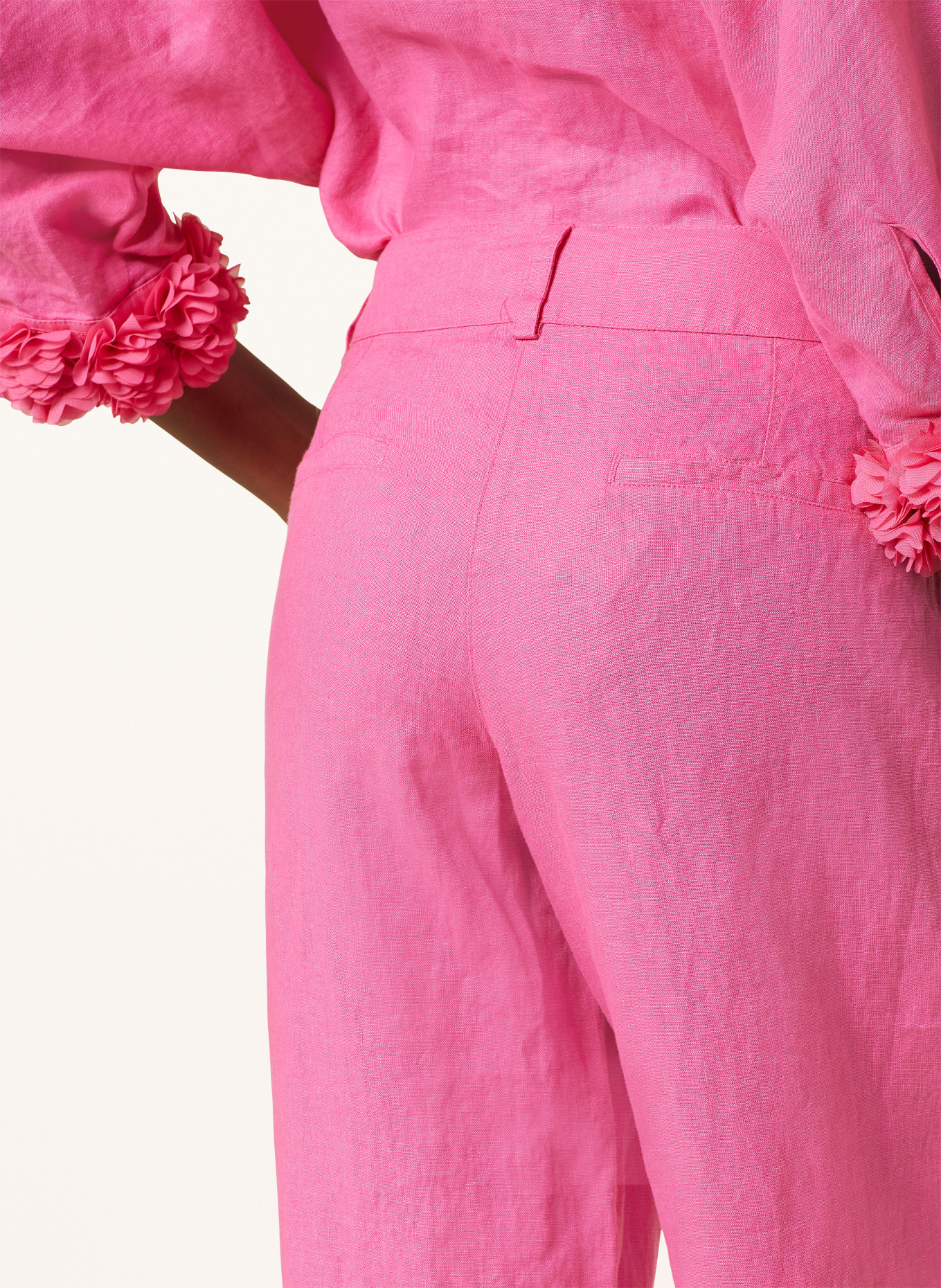 lilienfels Linen trousers, Color: PINK (Image 6)